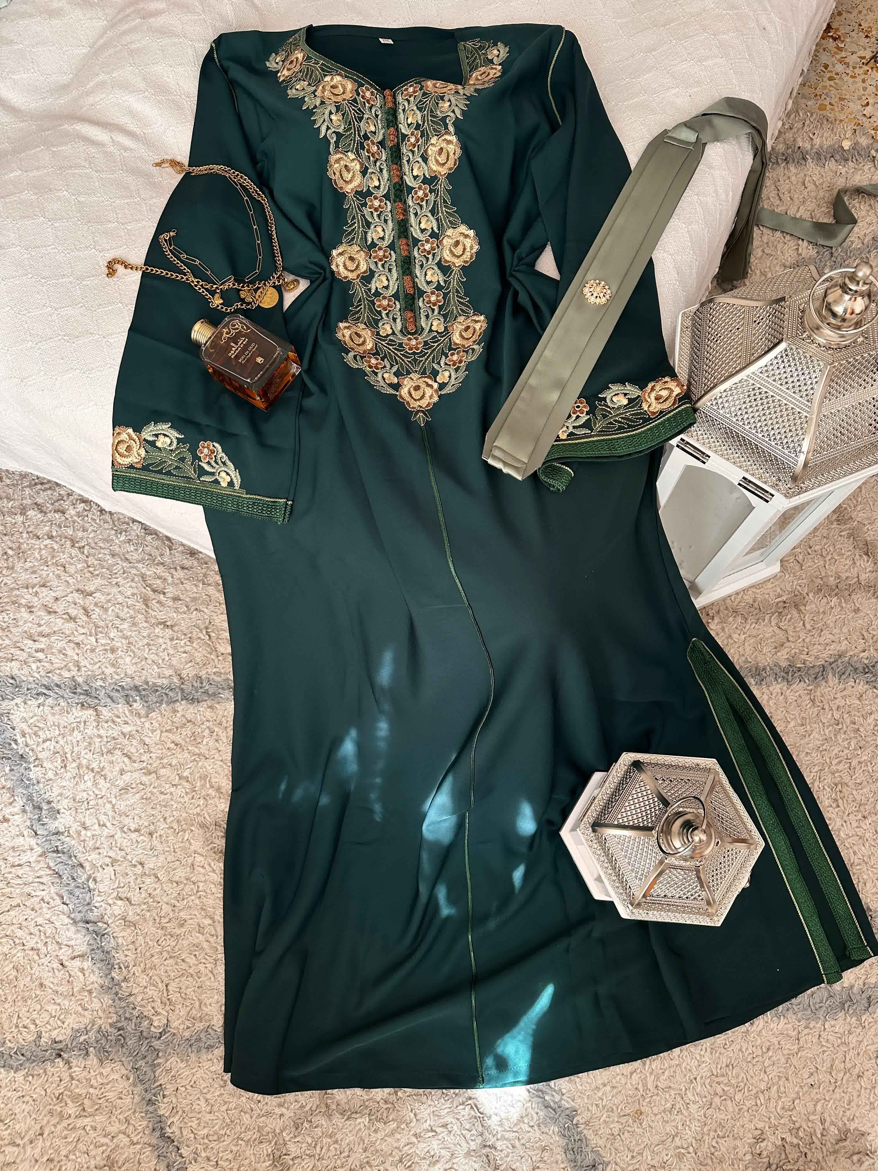 robe broderie floral 