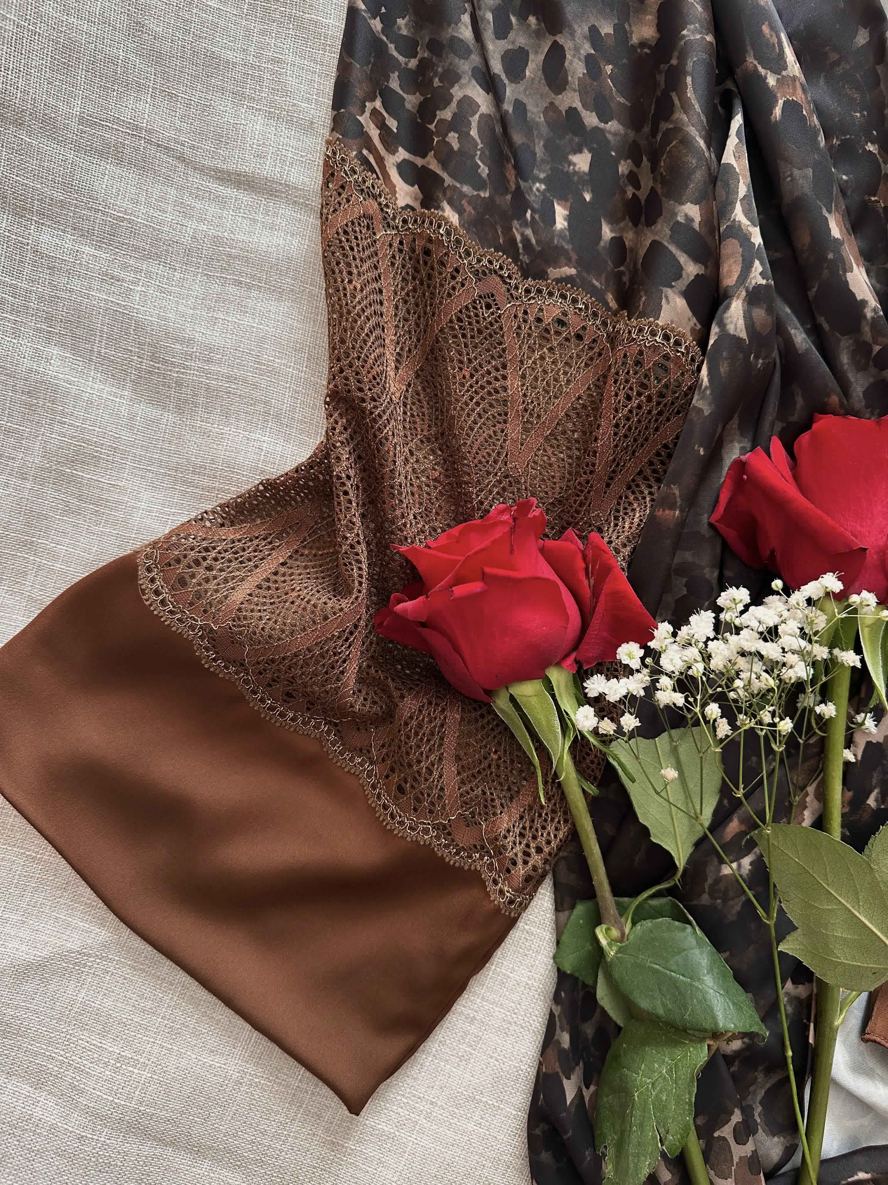 Deshabillé Bonjour maron 