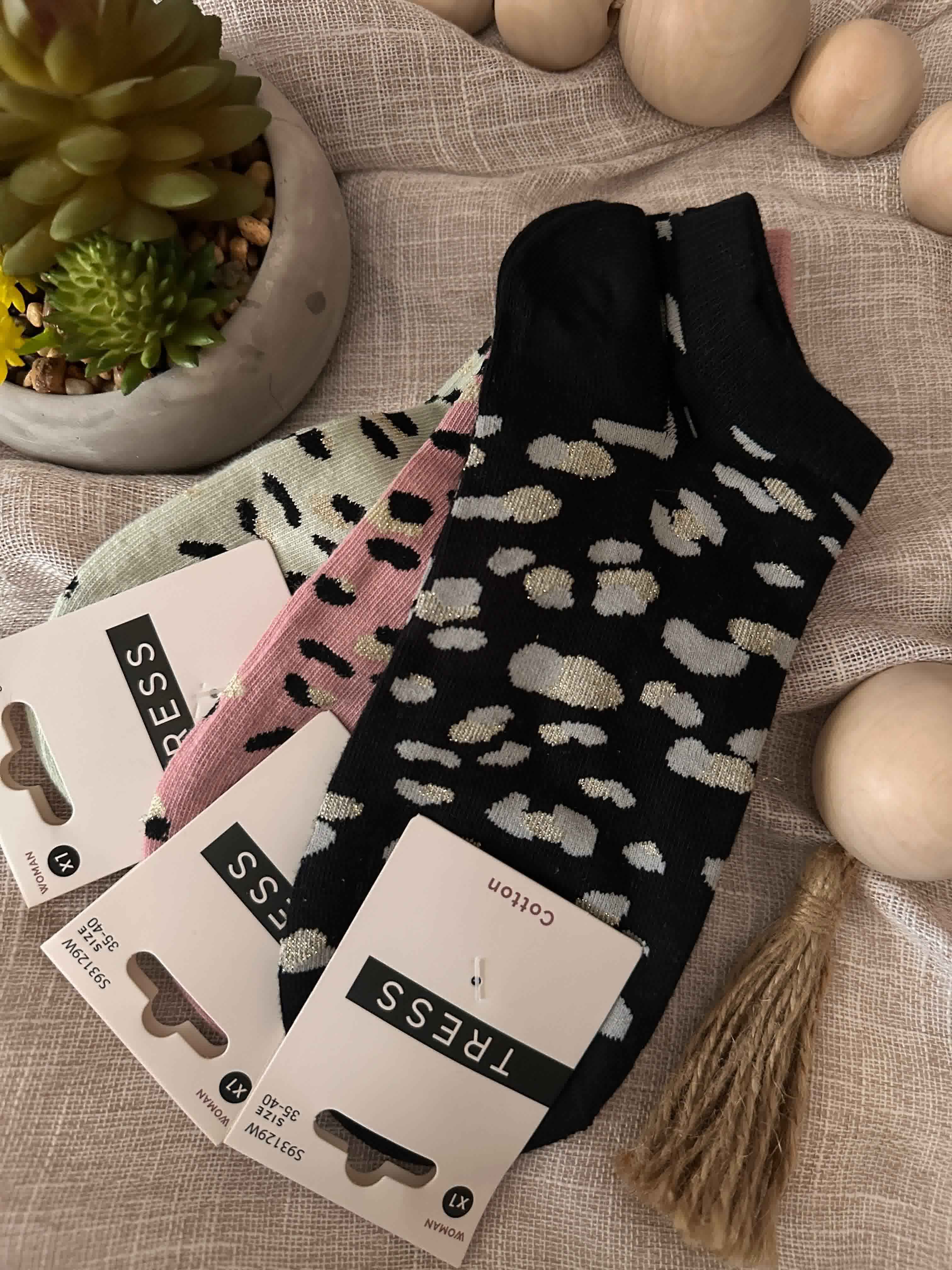 Chaussettes Tress leopard