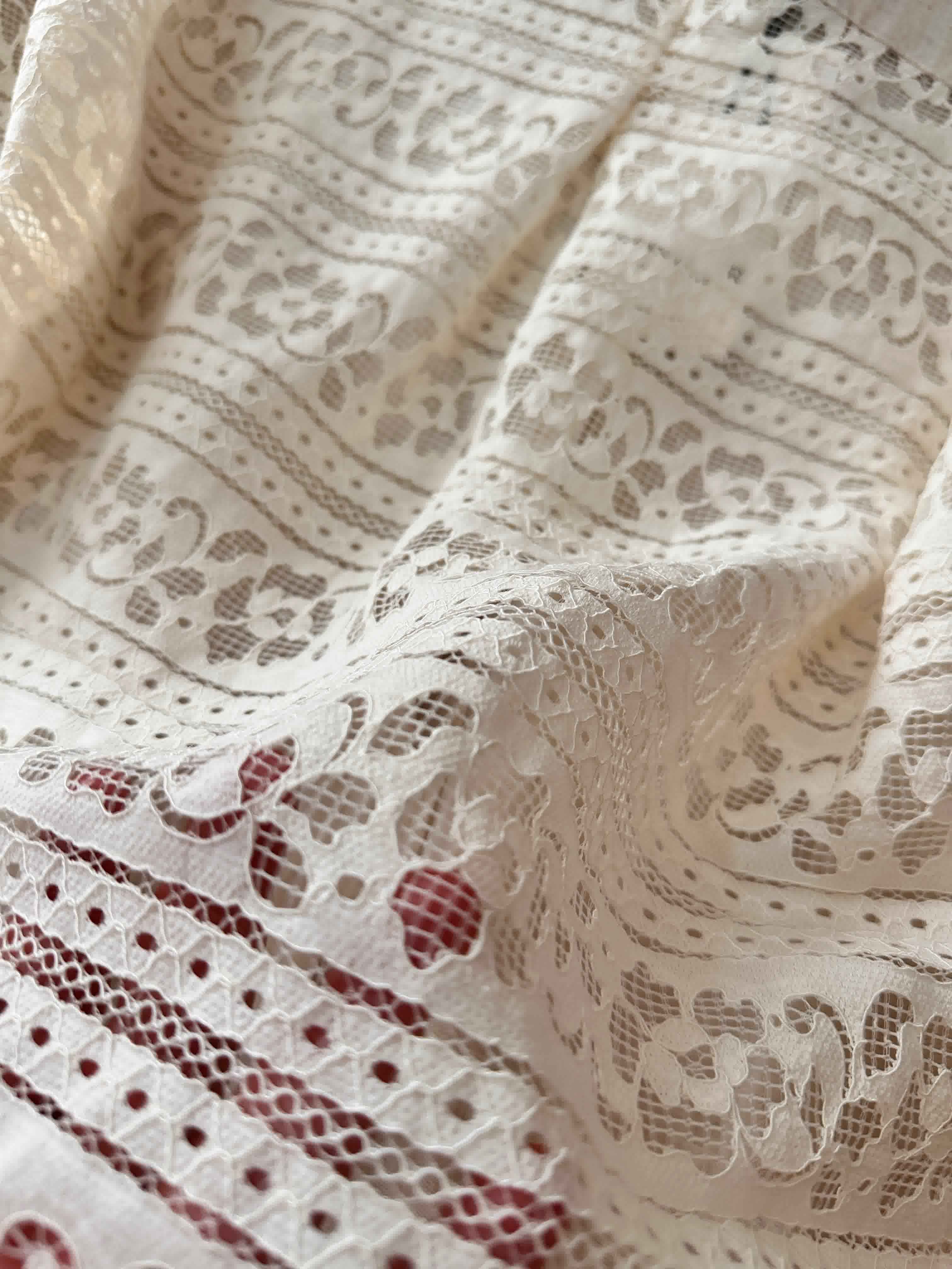 Pyjama Bonjour en lin dos dentelle 