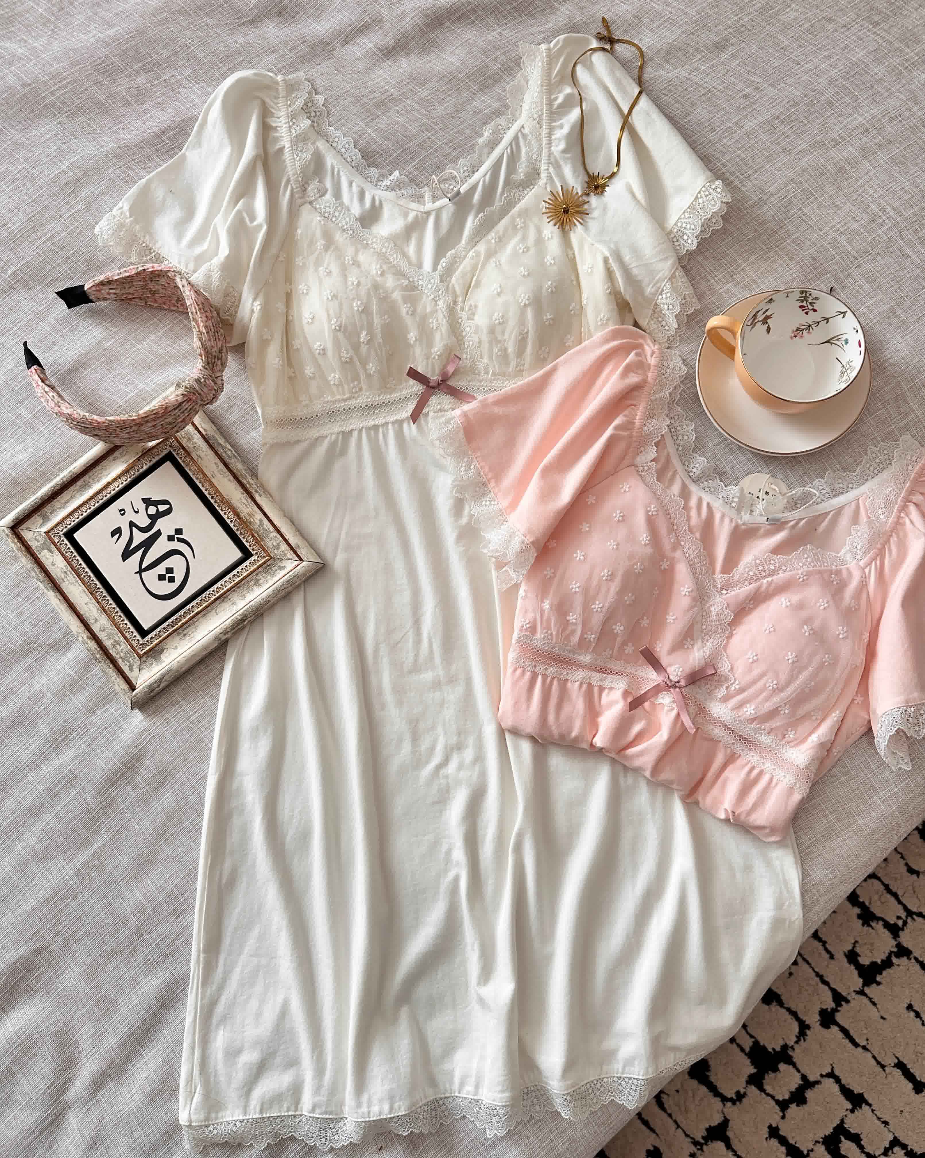 Robe vintage dentelle