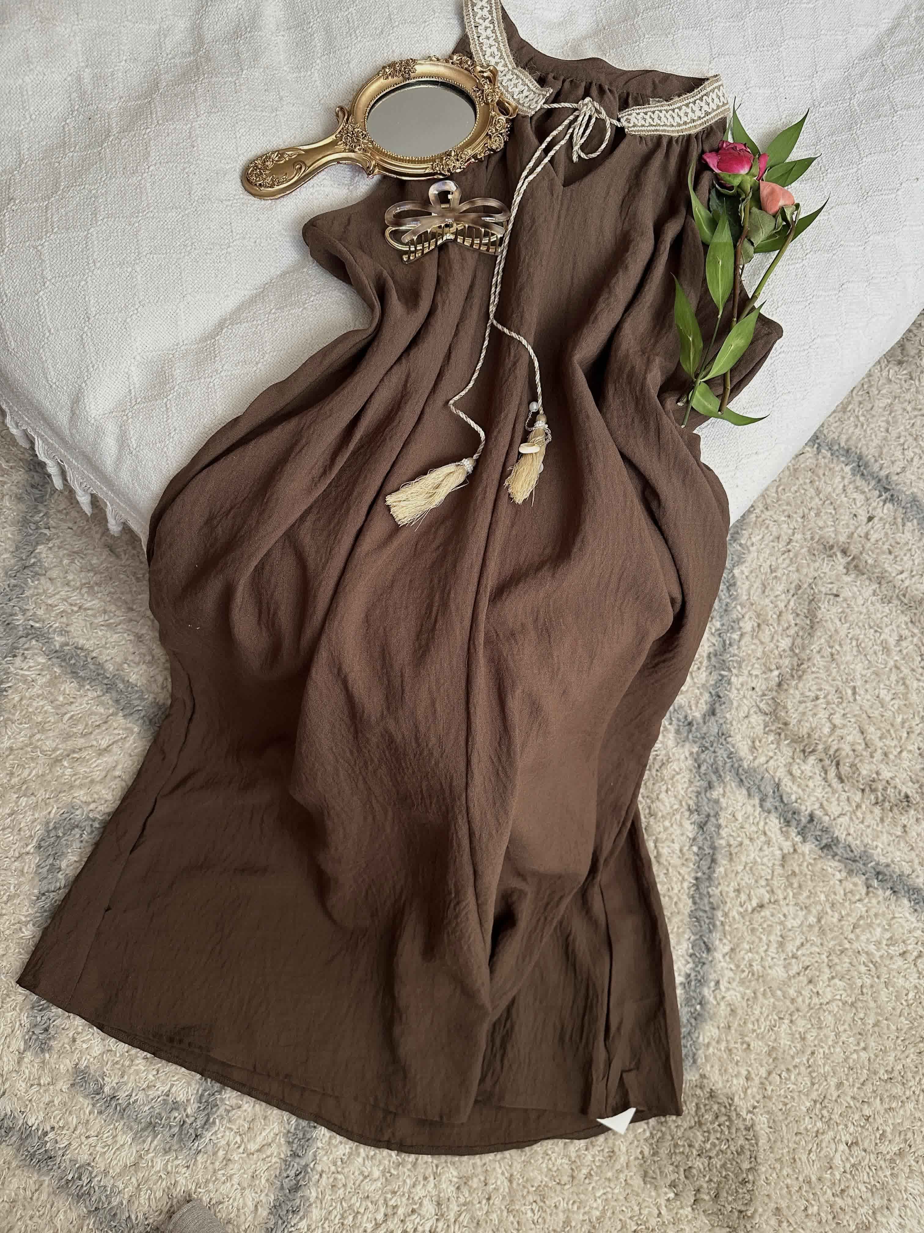 Robe lin galon khicha 