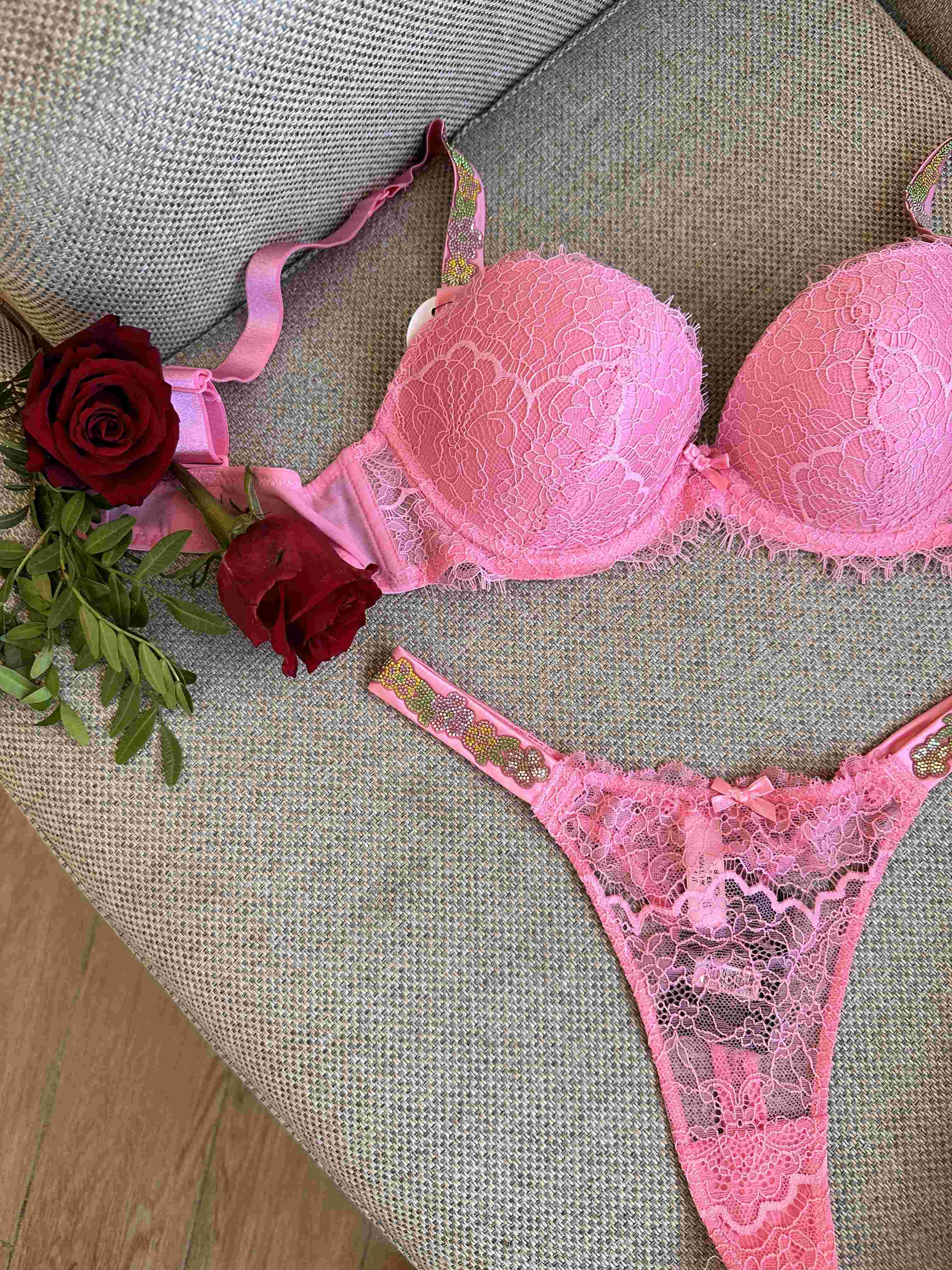 2pcs H bretelle fleur 