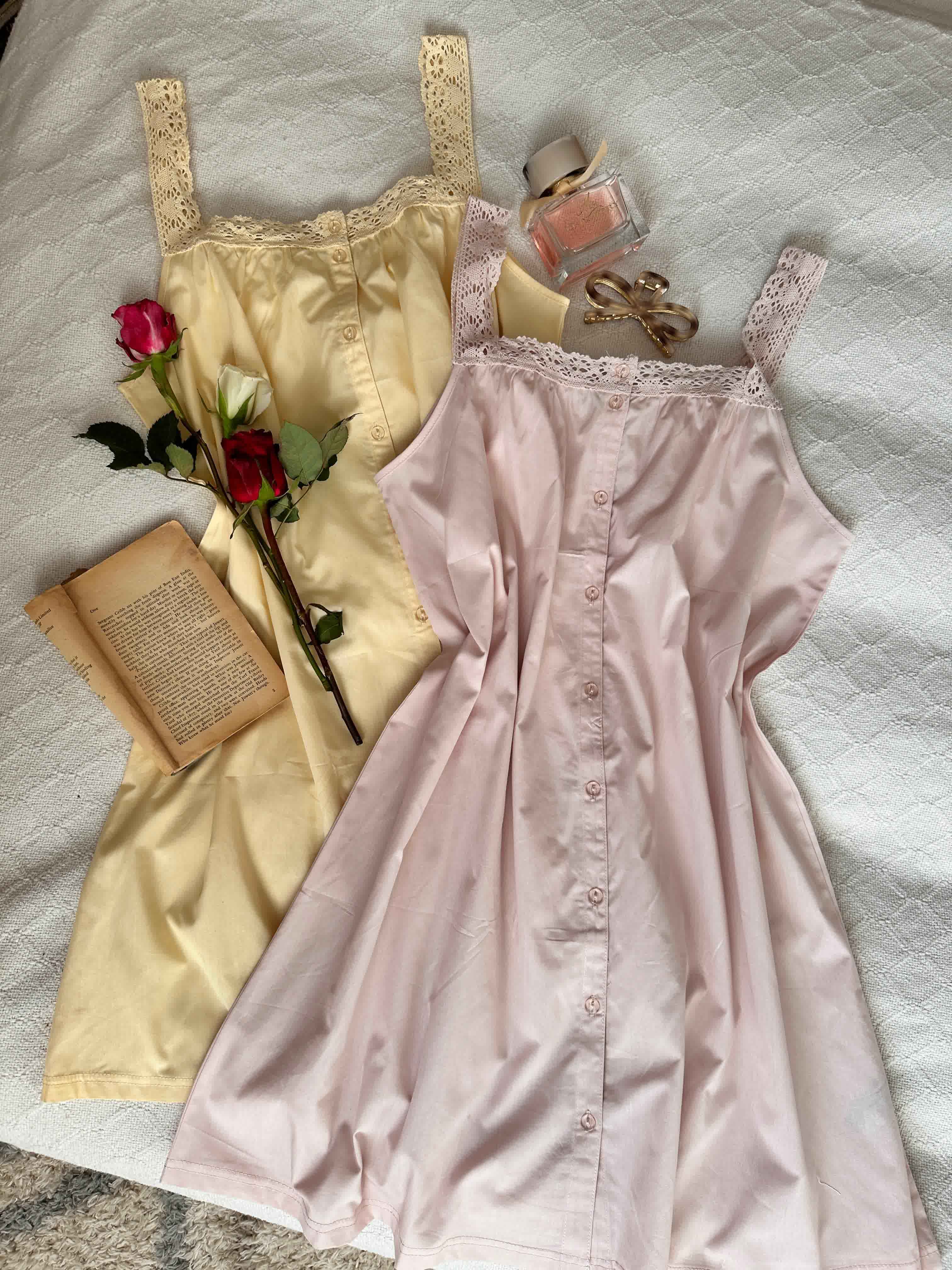 Robe lin feston crochet