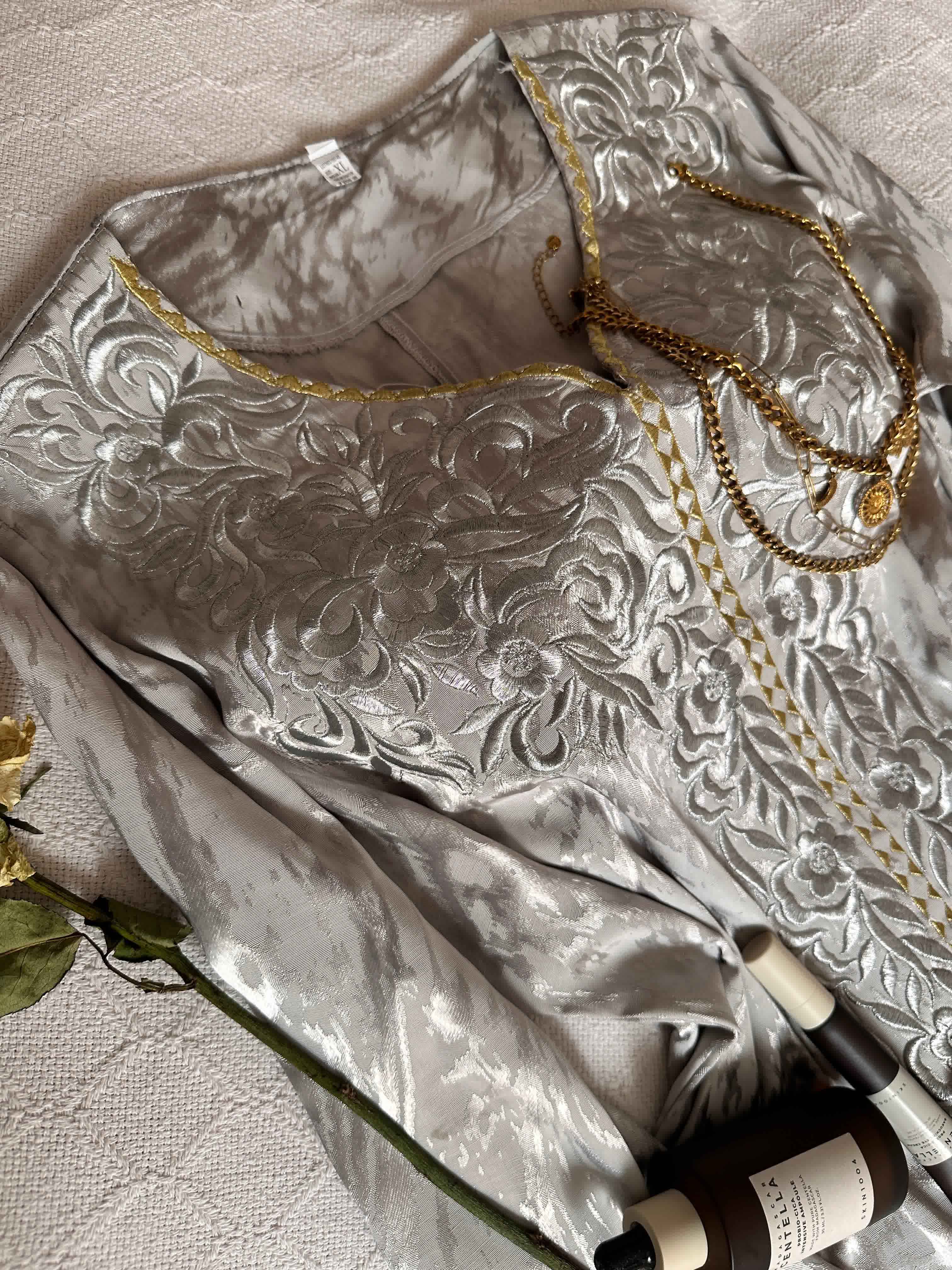 Robe kemkha broderie uni 