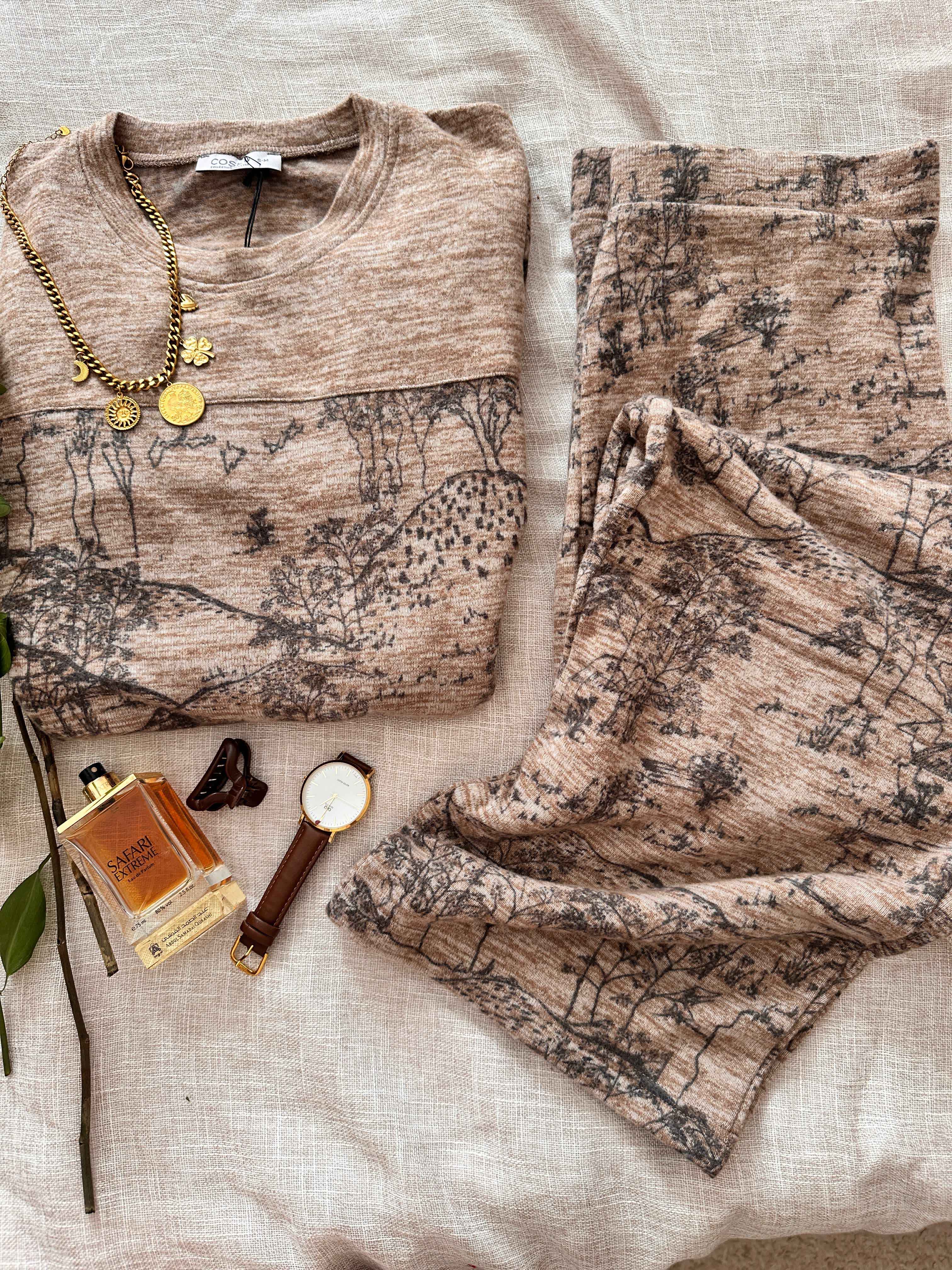 Homewear cosku nude dessin nature 