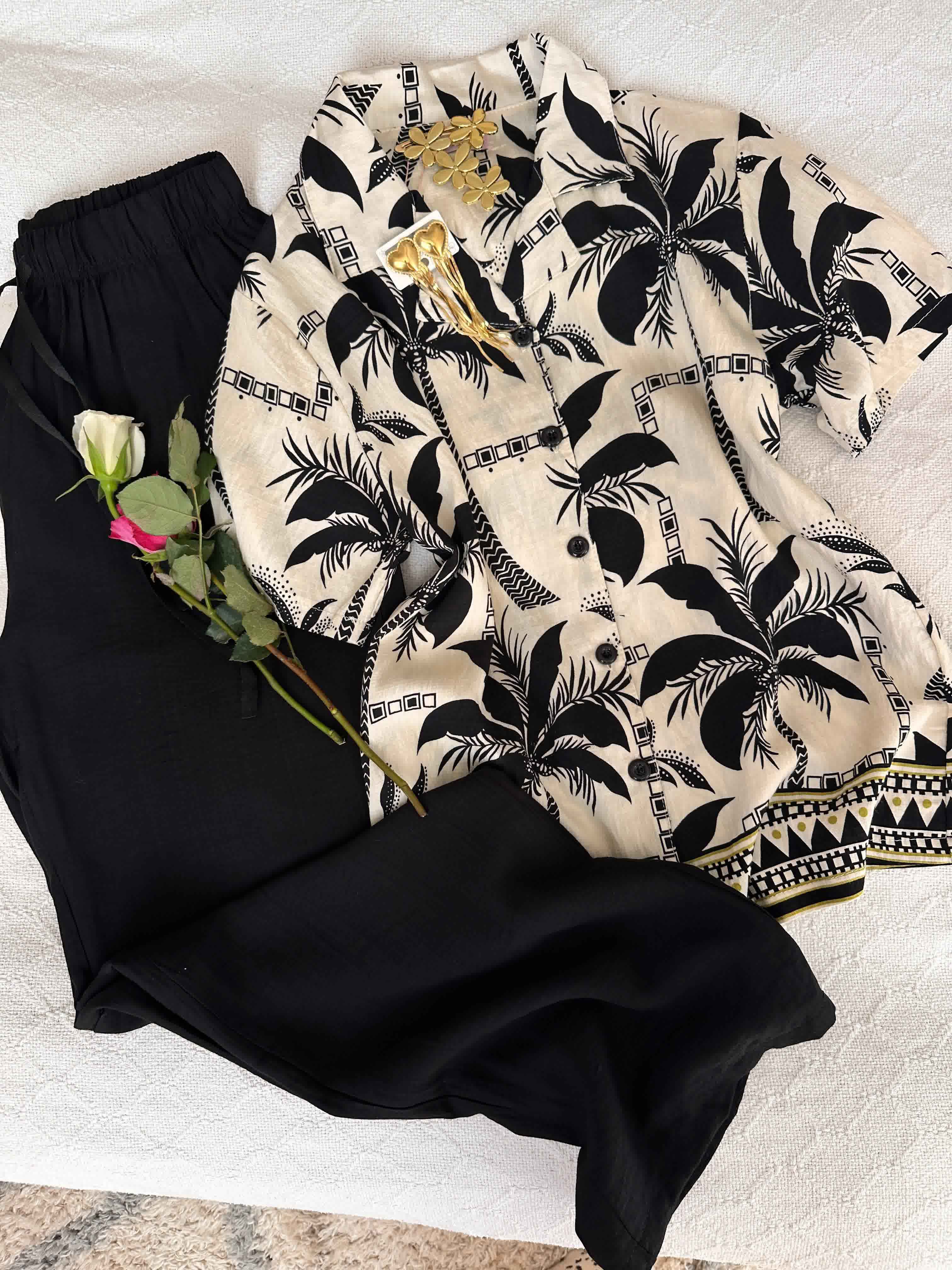 Homewear Angel's Secret dessin fleuri 