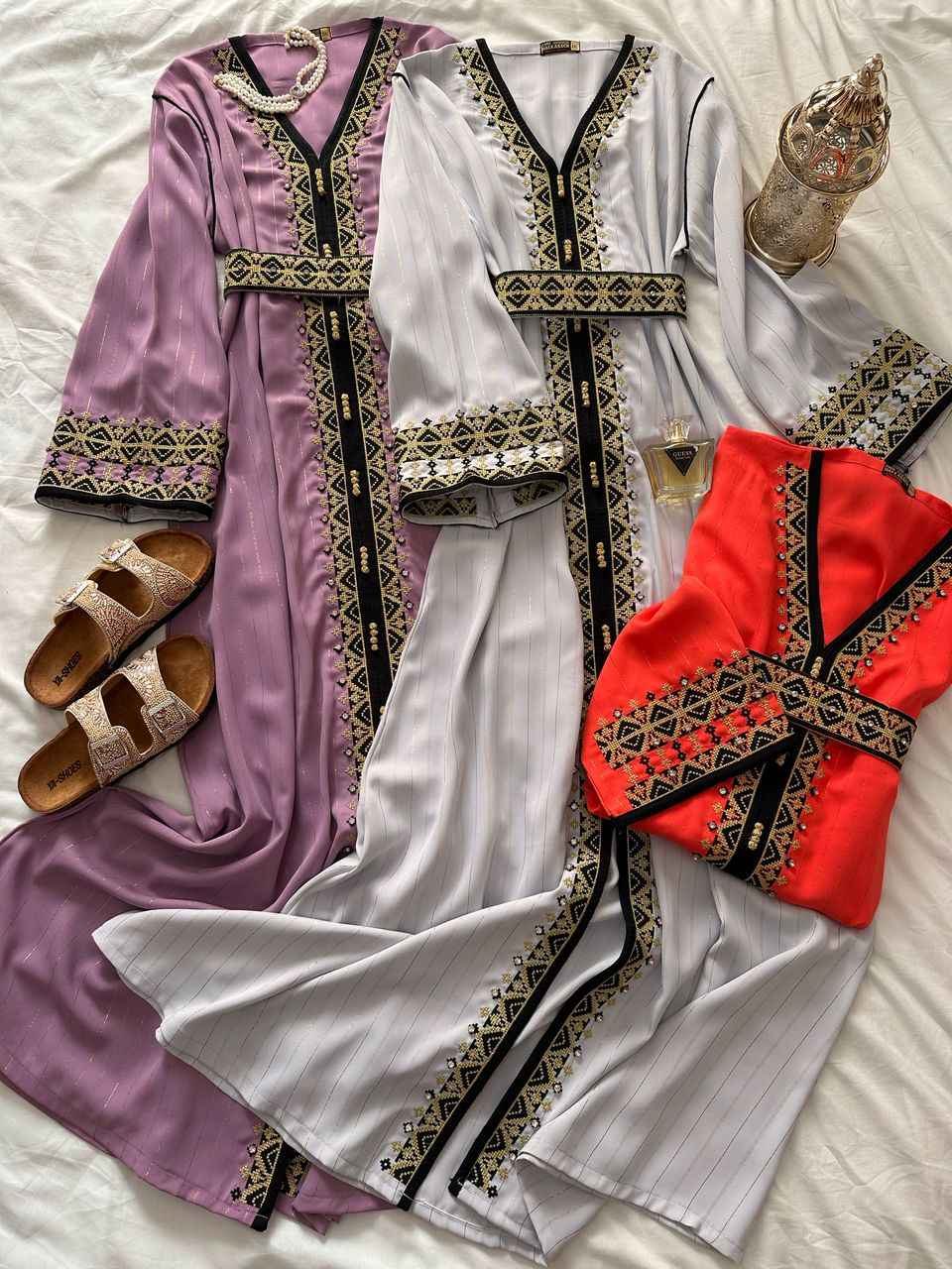 Caftan Kasr broderie noir