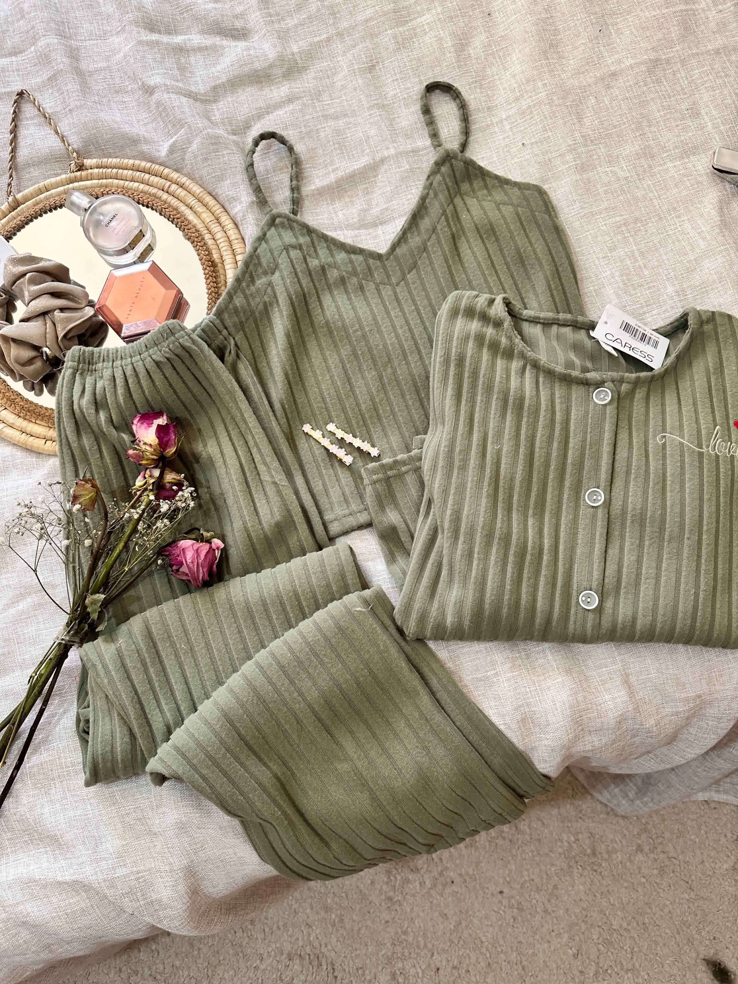 Ensemble 3pcs laine caresse 