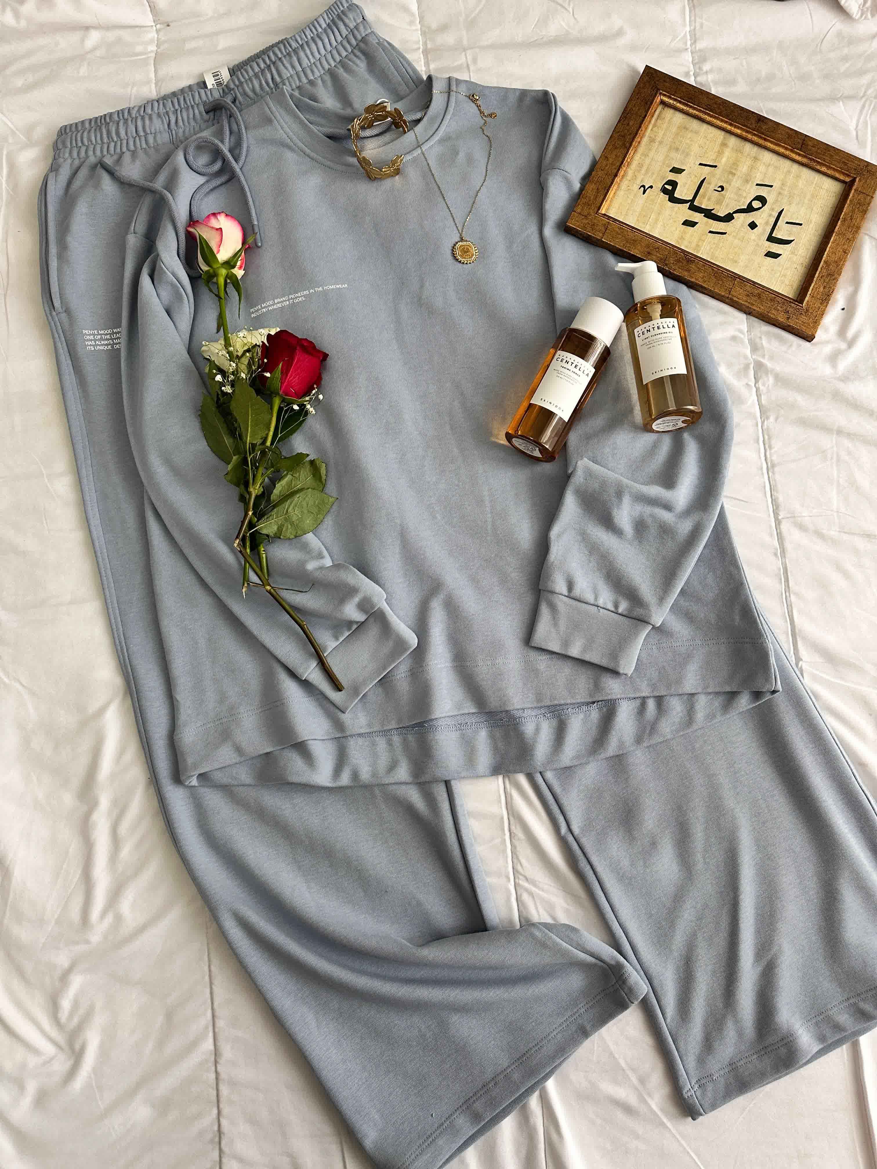 Homewear penyemood Bleu clair 