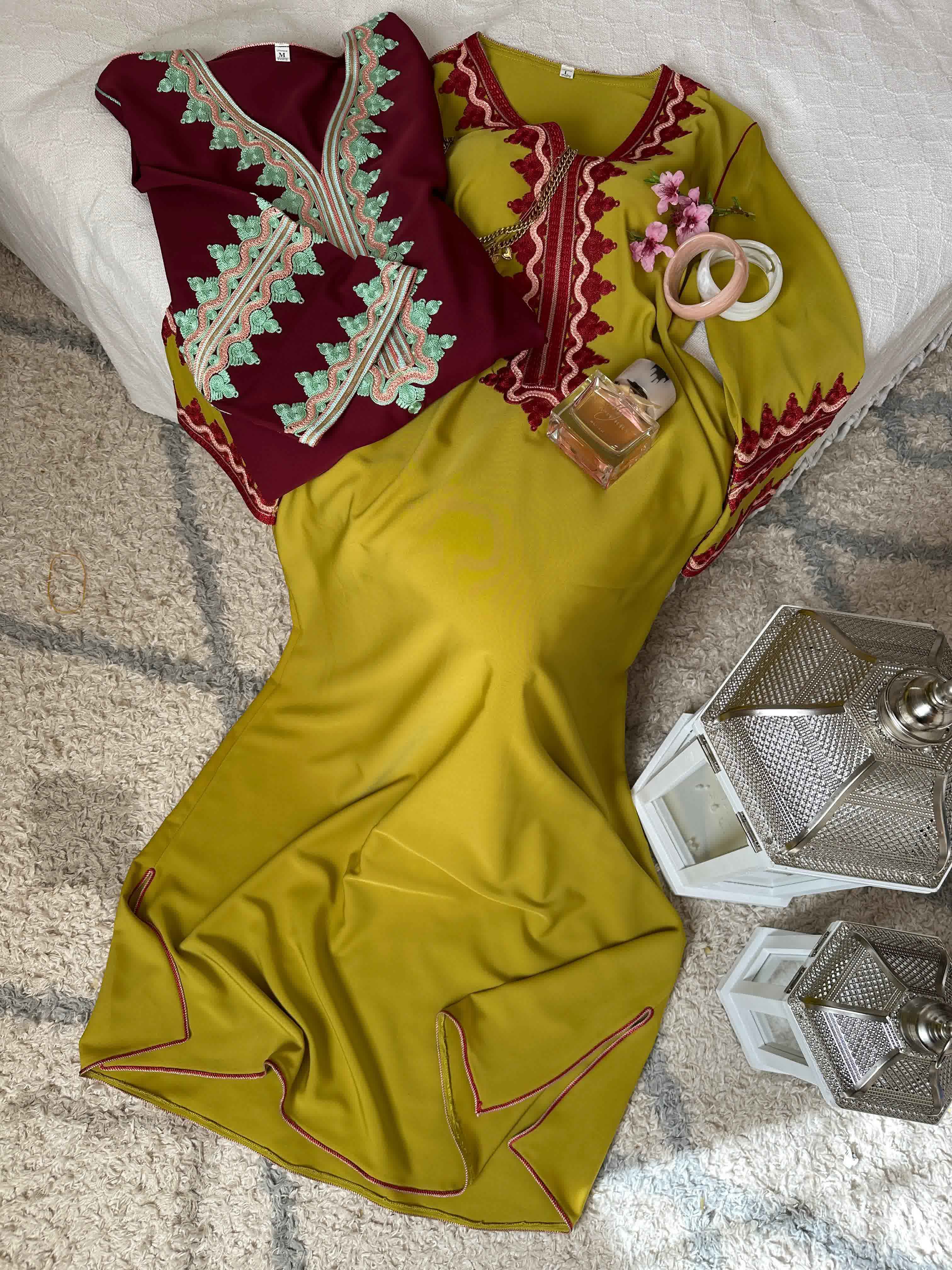 Robe gros-fil deux lignes 