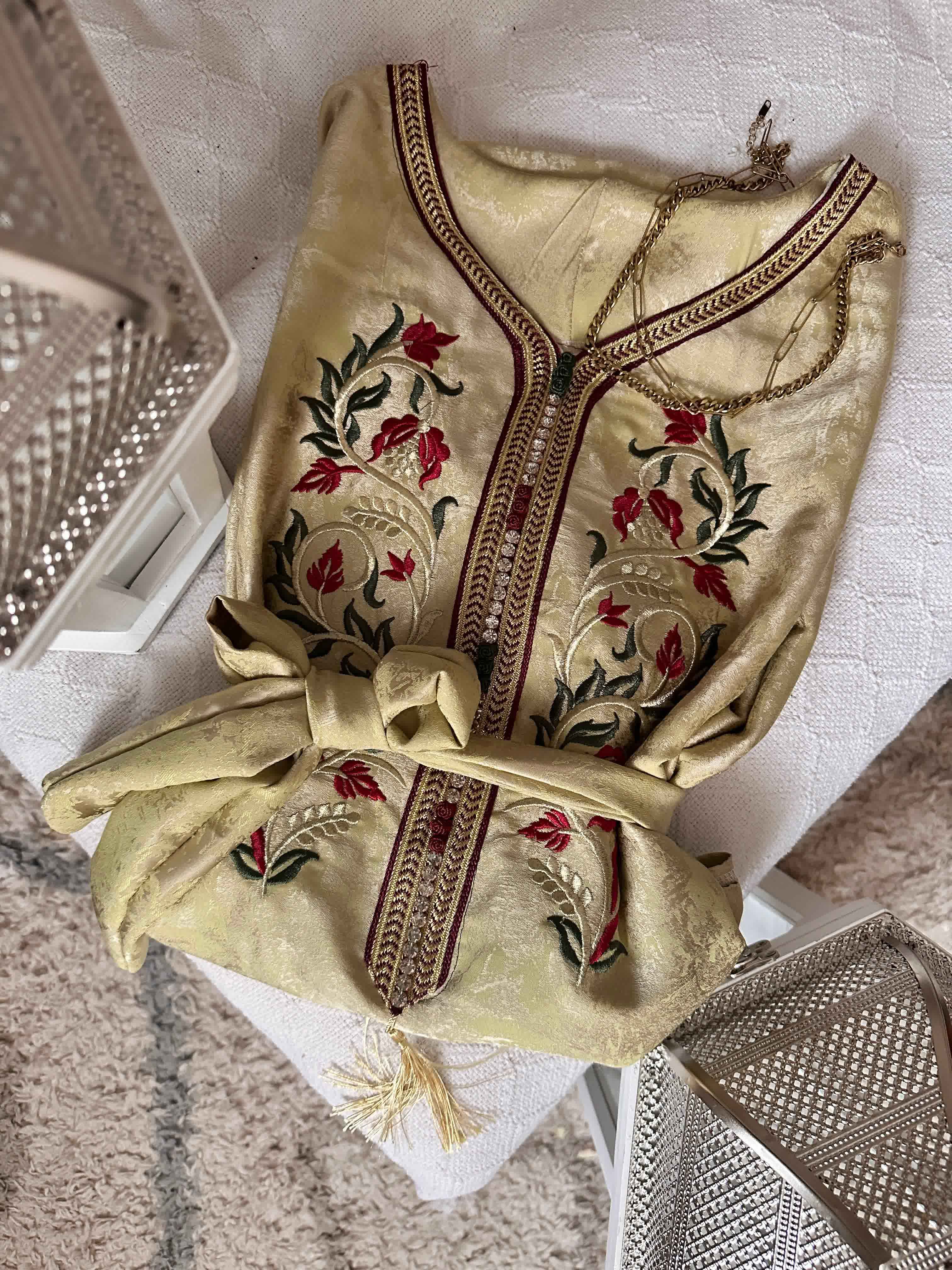 robe kemkha broderie doré 