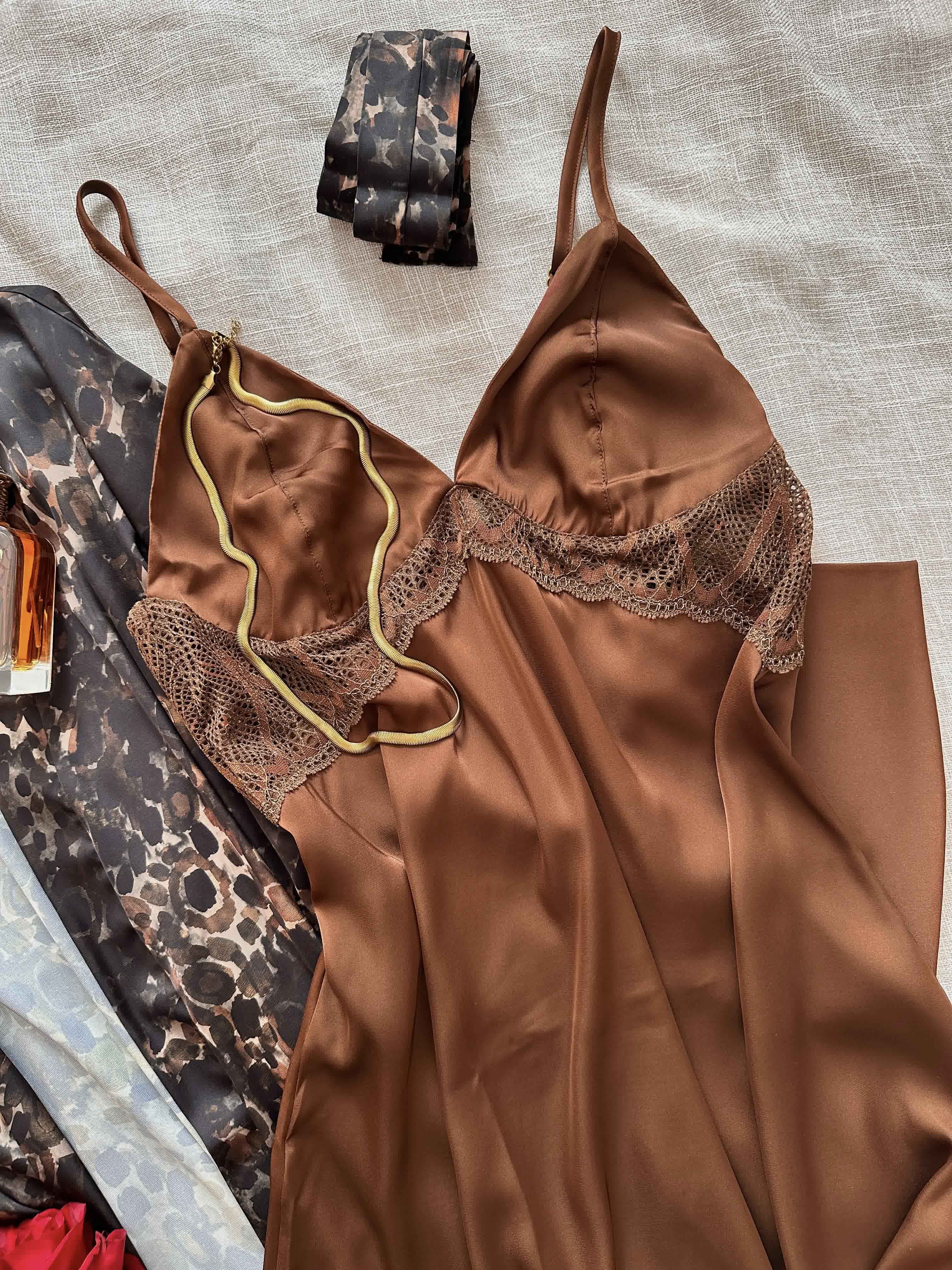 Deshabillé Bonjour maron 