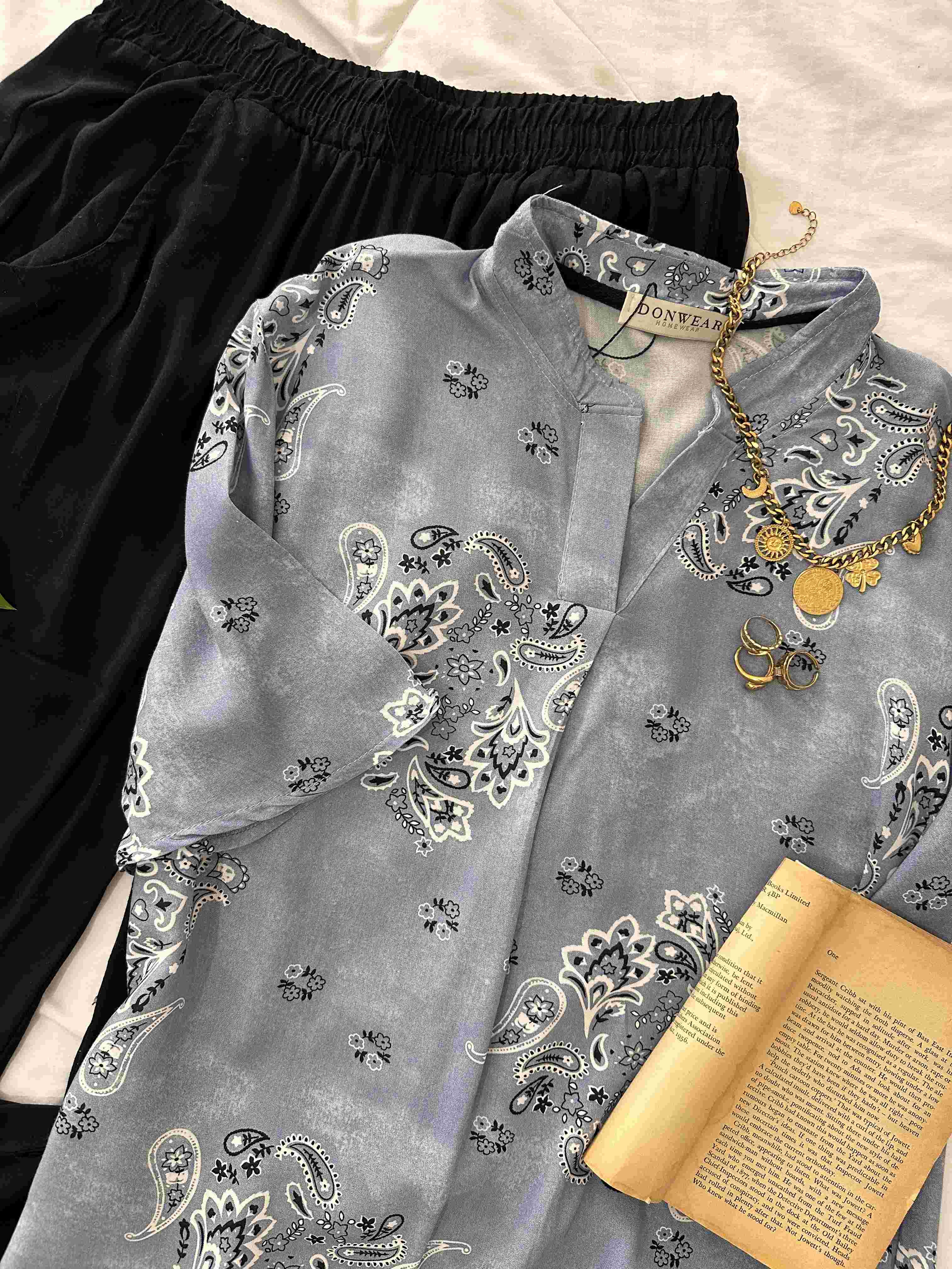 homewear haut bleu jeans 