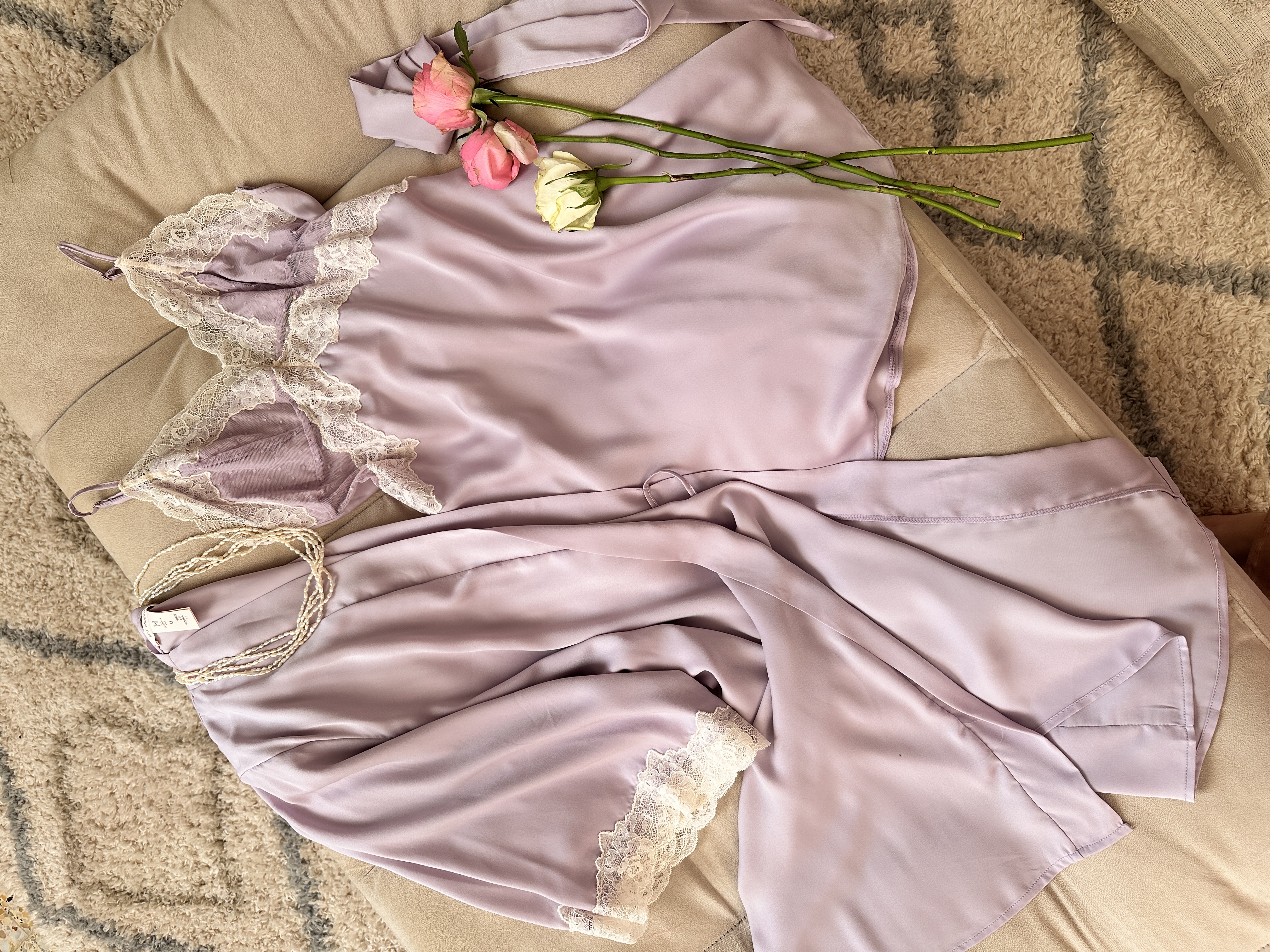 deshabillé H vintage court 