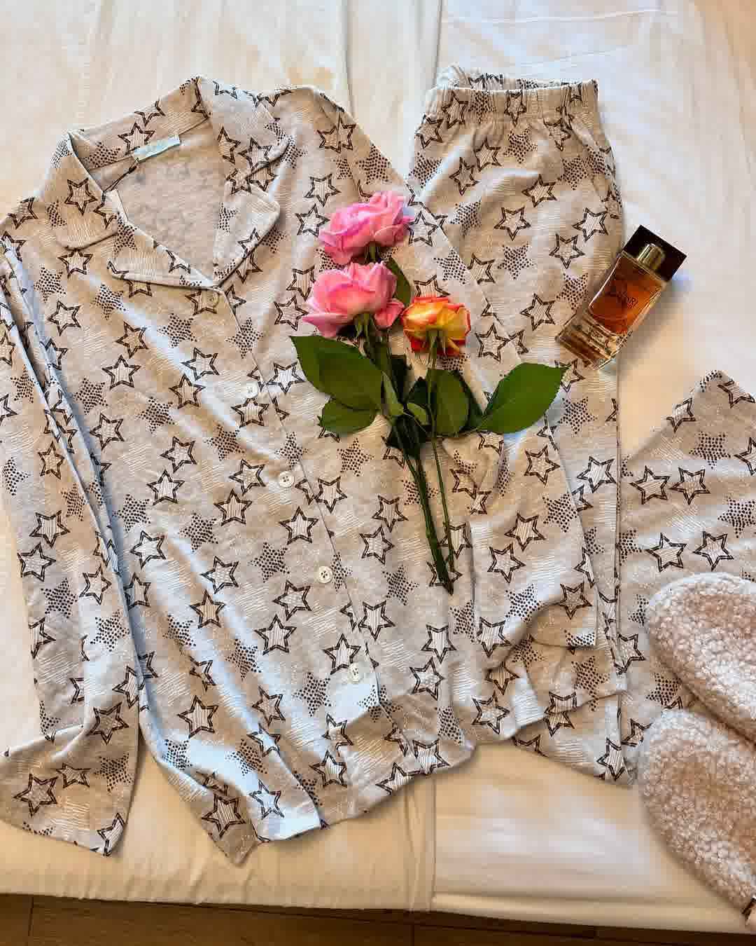 pyjama pijapia etoile  boutoné