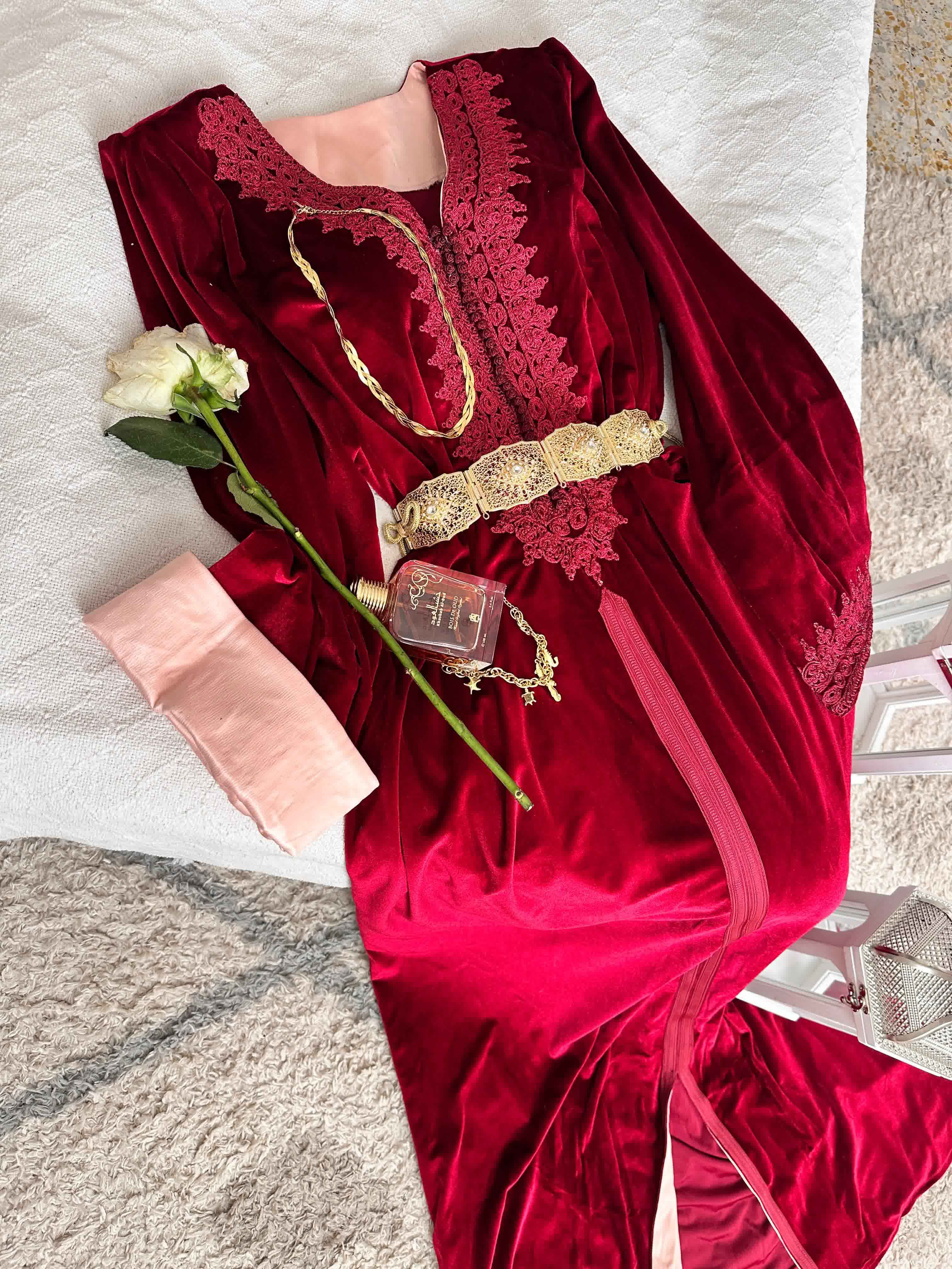 caftan velour lily 