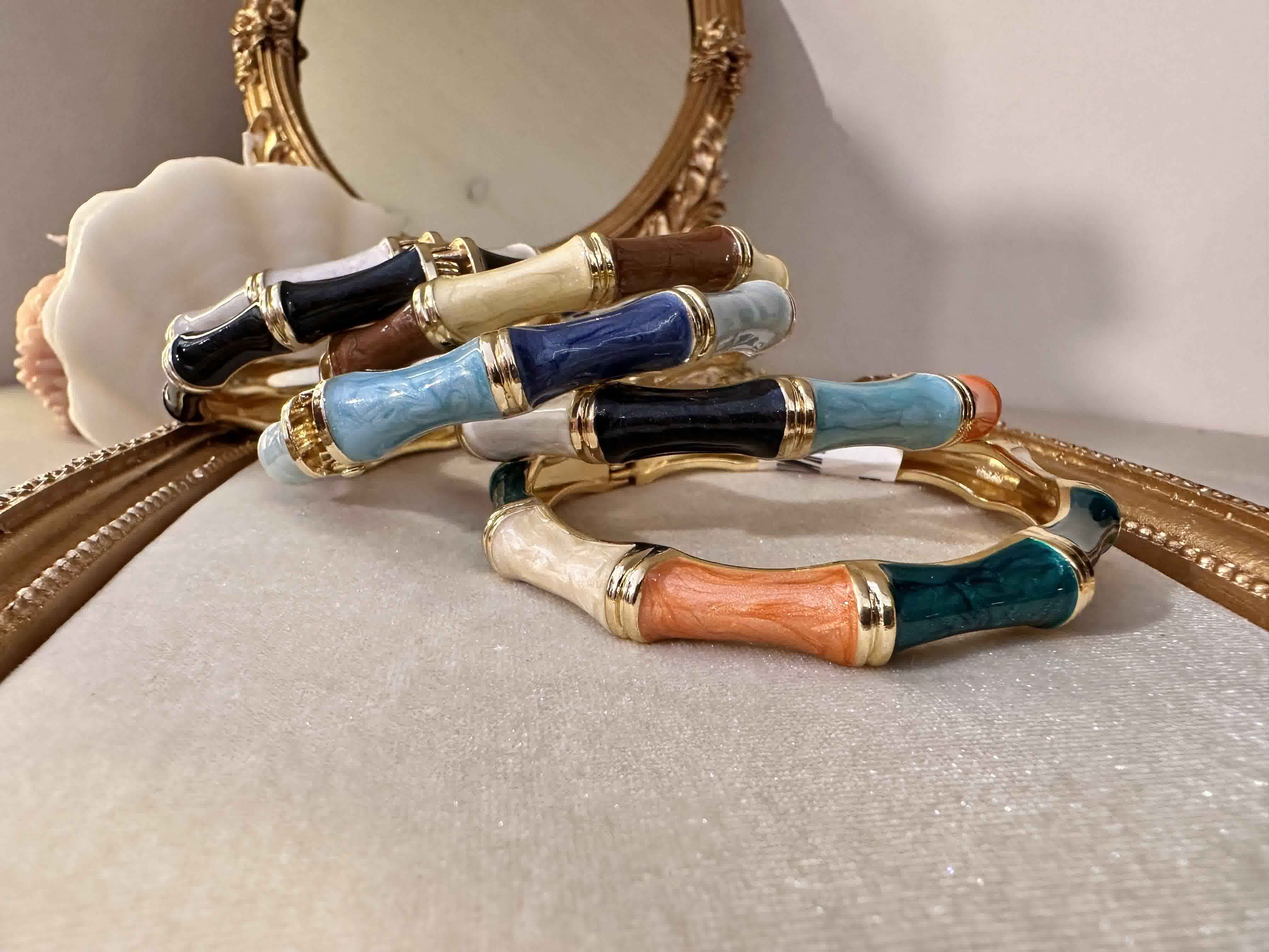 bracelet acier resine fin