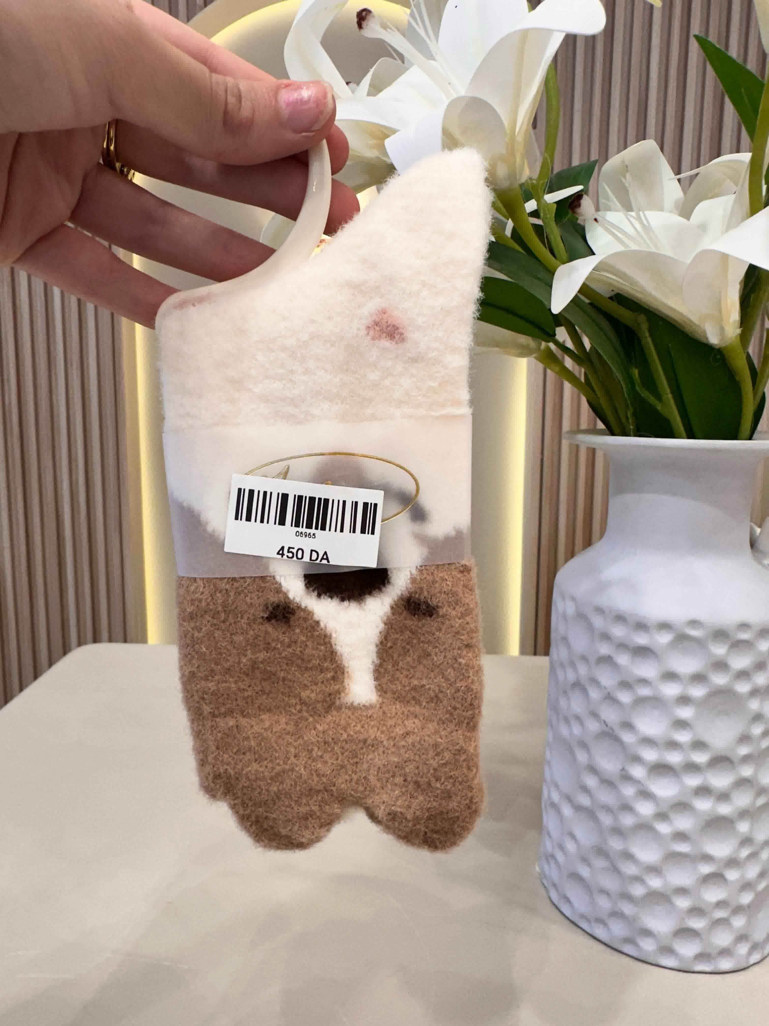 chaussette fluffy bear 