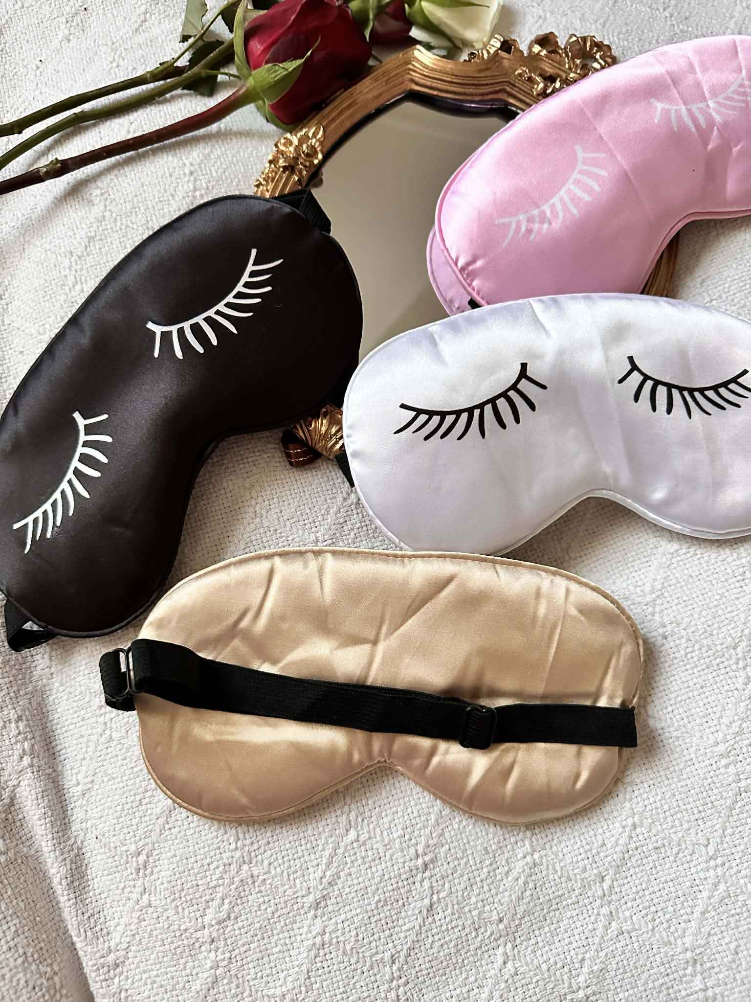 eye mask satin lashes 
