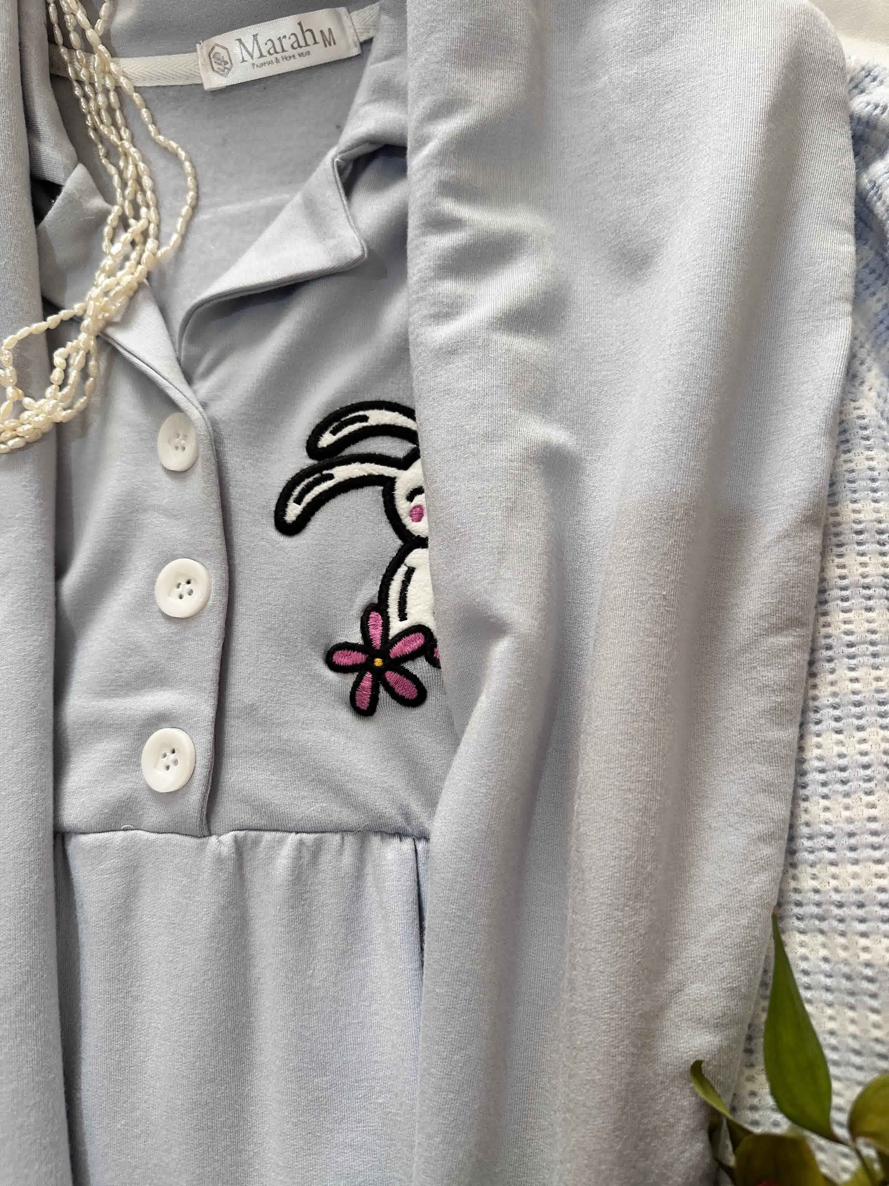 deshabillé marah enciente bunny bleu 