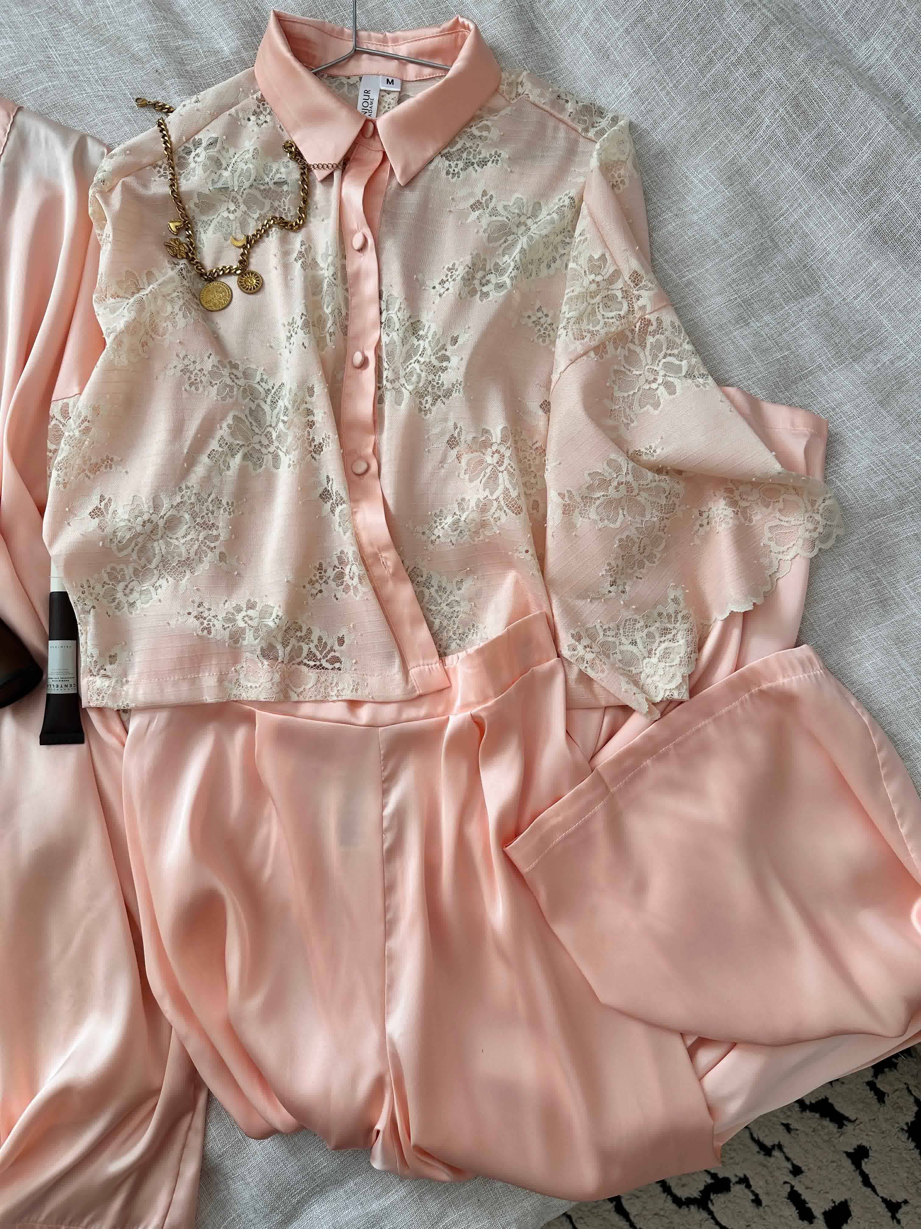 bridal set crevette gueppure 