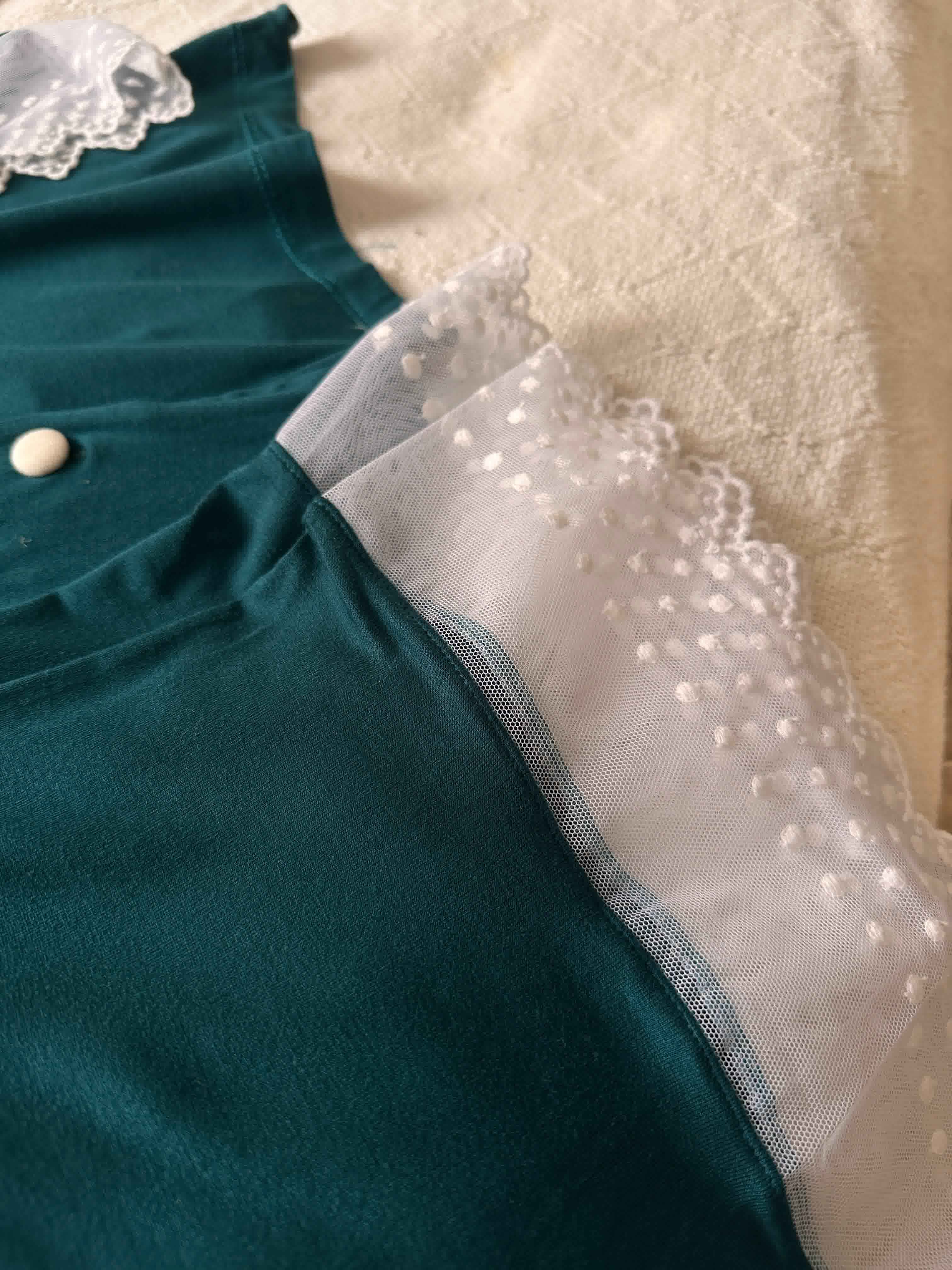 Pyjama marahdentelle bleu petrole