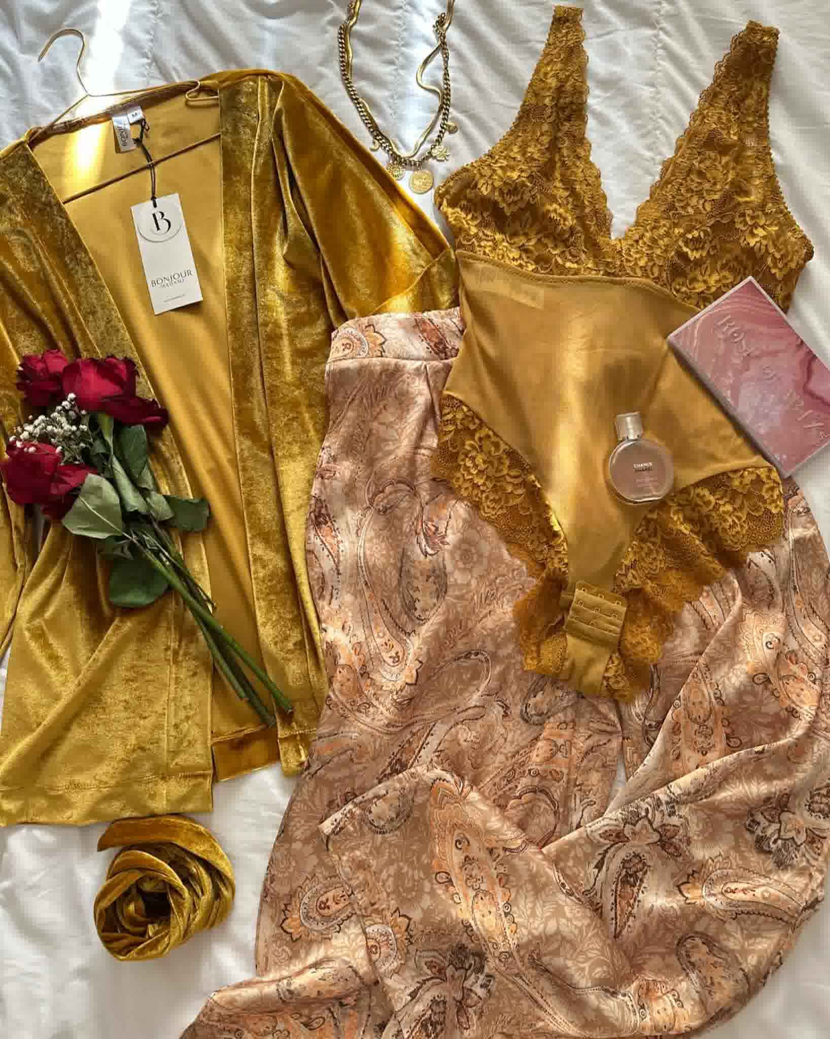 Ensemble 3pcs Bonjour Jaune 