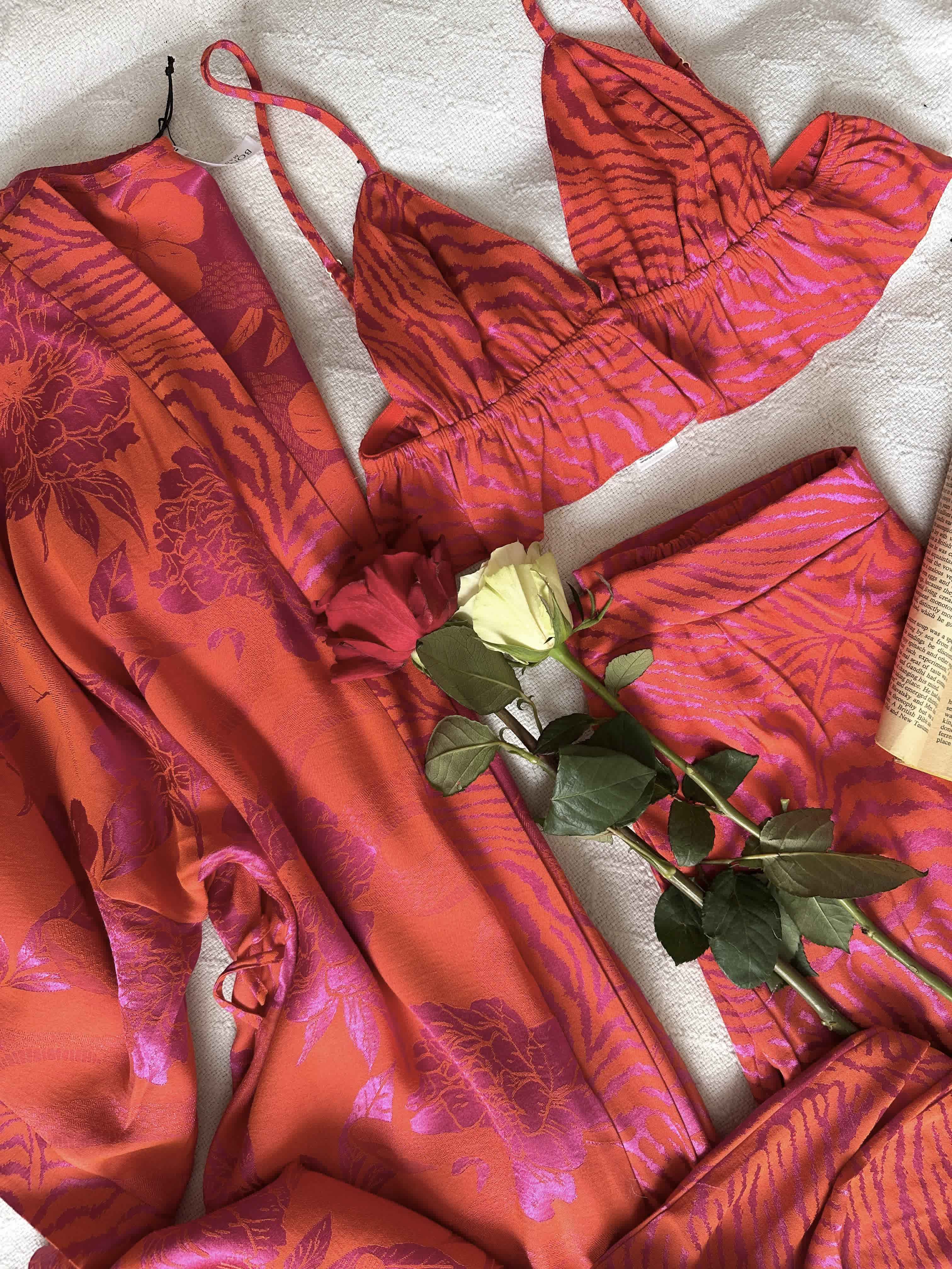 3ocs bonjour orange/rose 