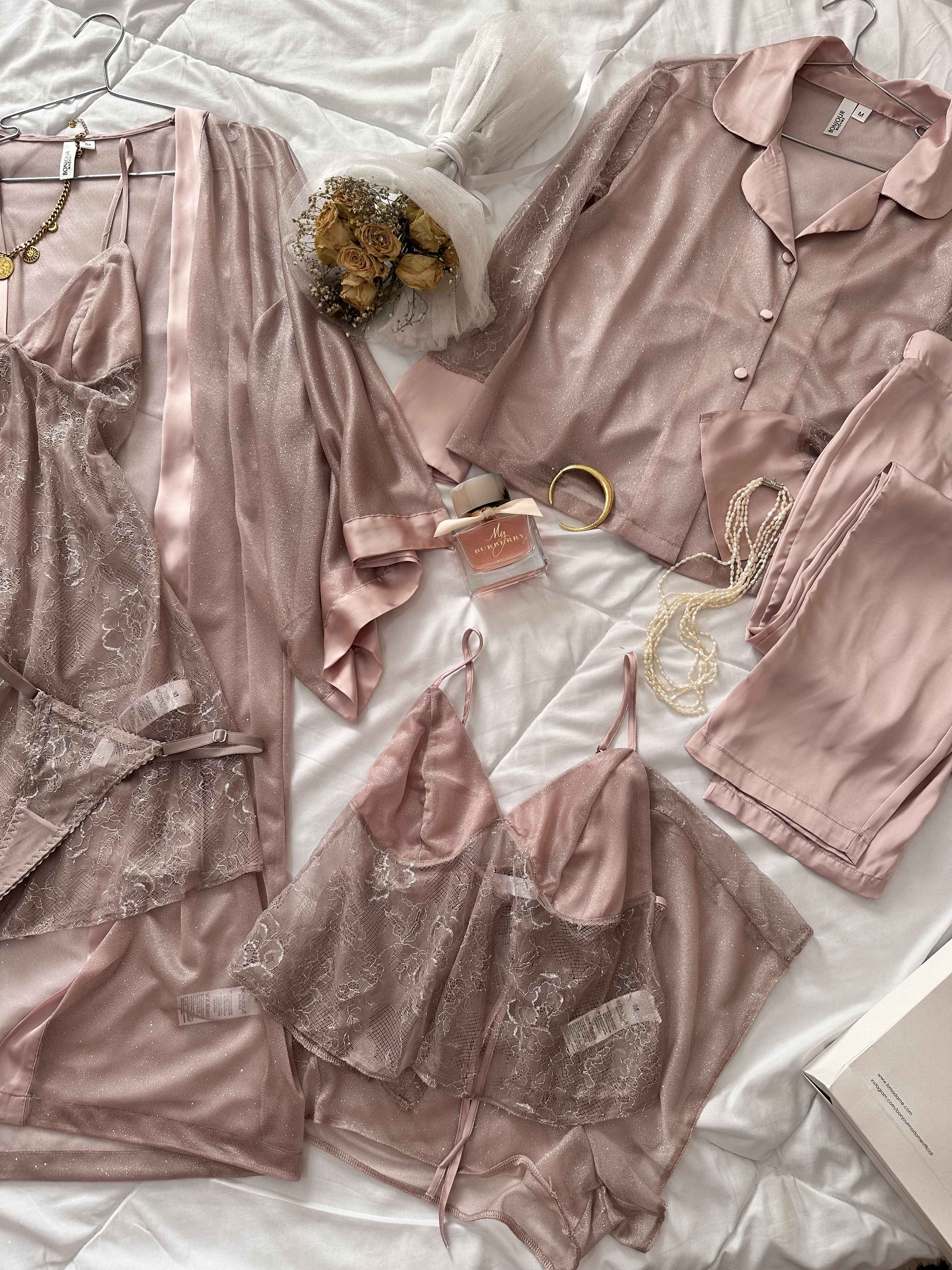 bridal set bonjour rose*blnc (7 pieces) 