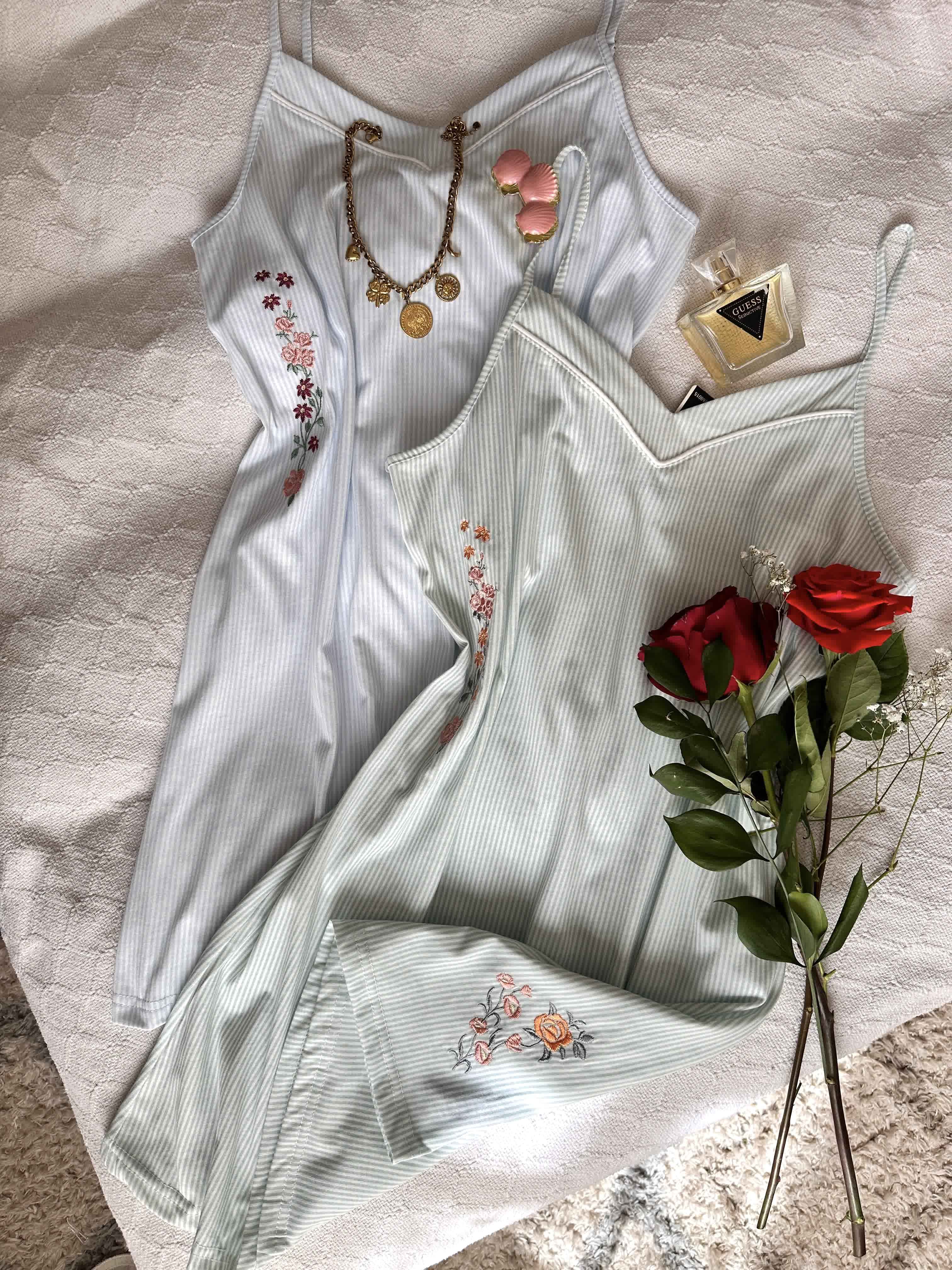 Robe Tress broderie fleurs