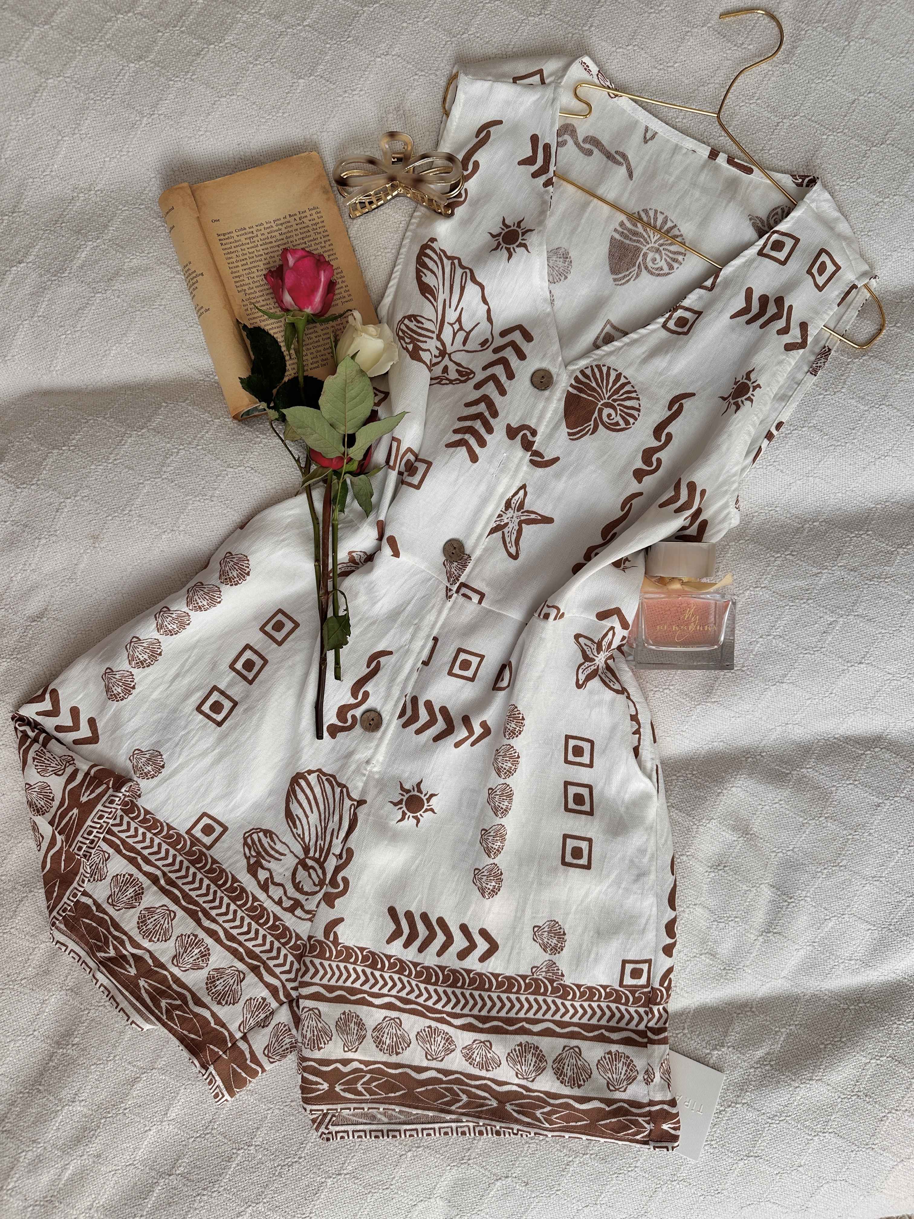 jumpsuit blanche tiramissu 