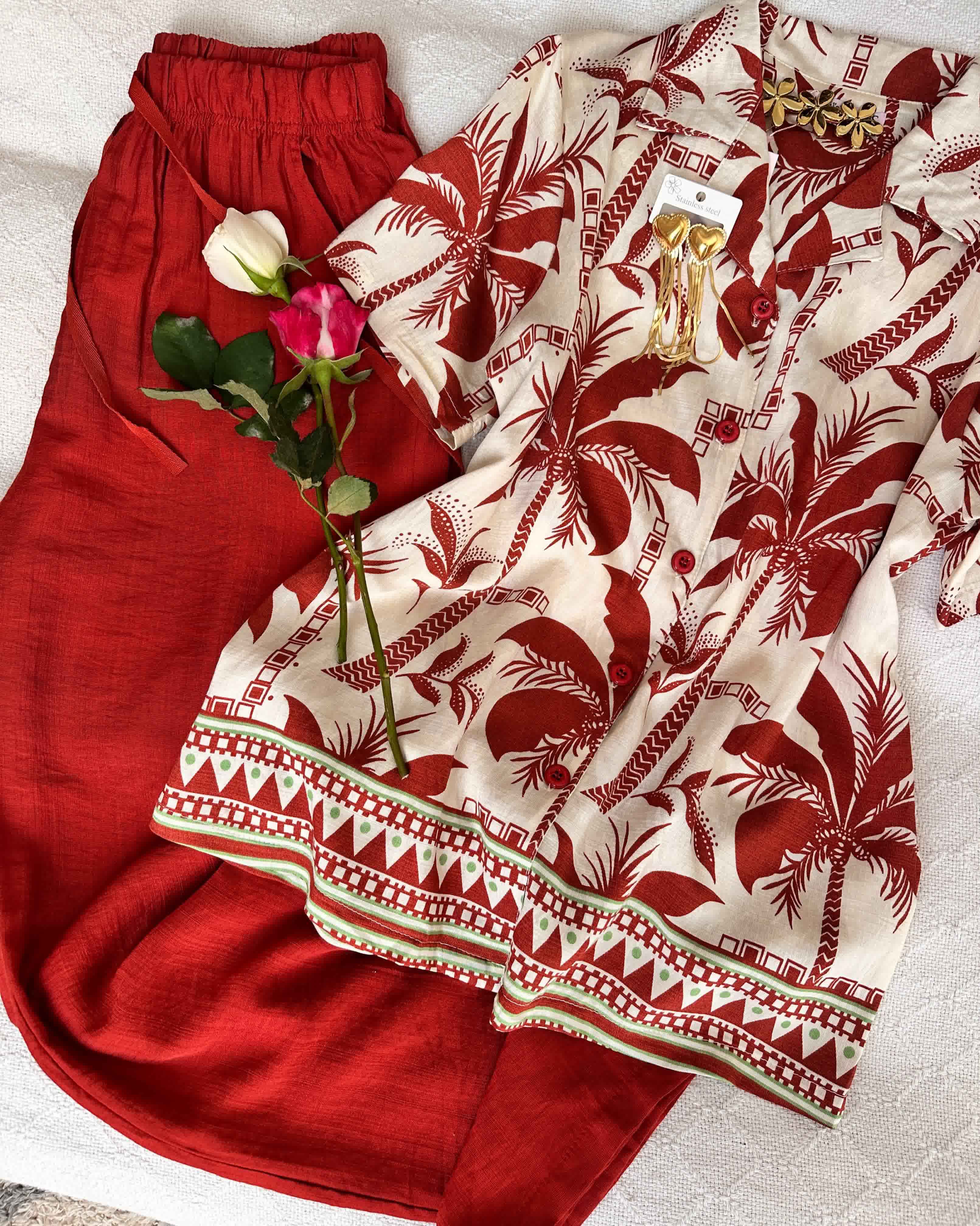 Homewear Angel's Secret dessin fleuri