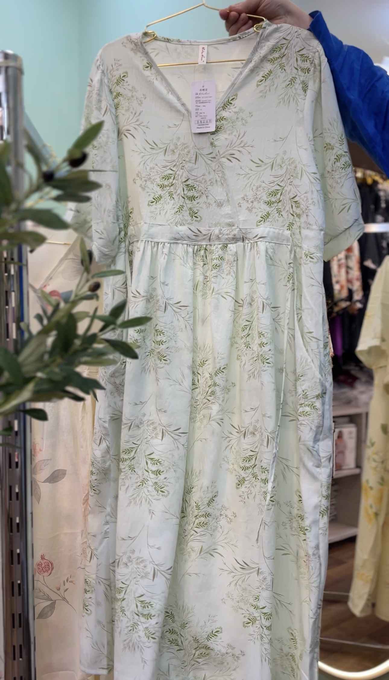 robe crepe de coton cache coeur 