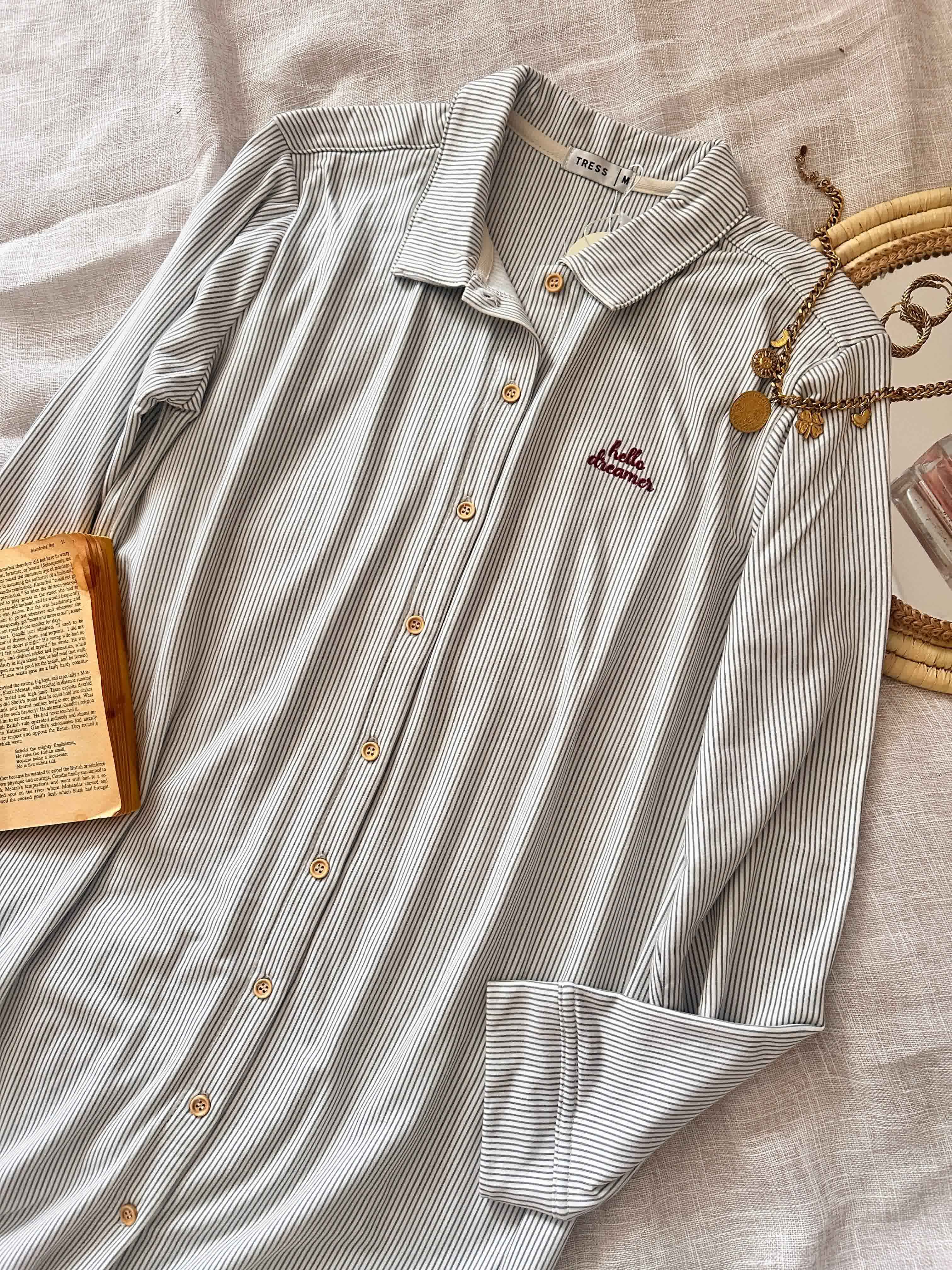 Robe tress rayonnée 