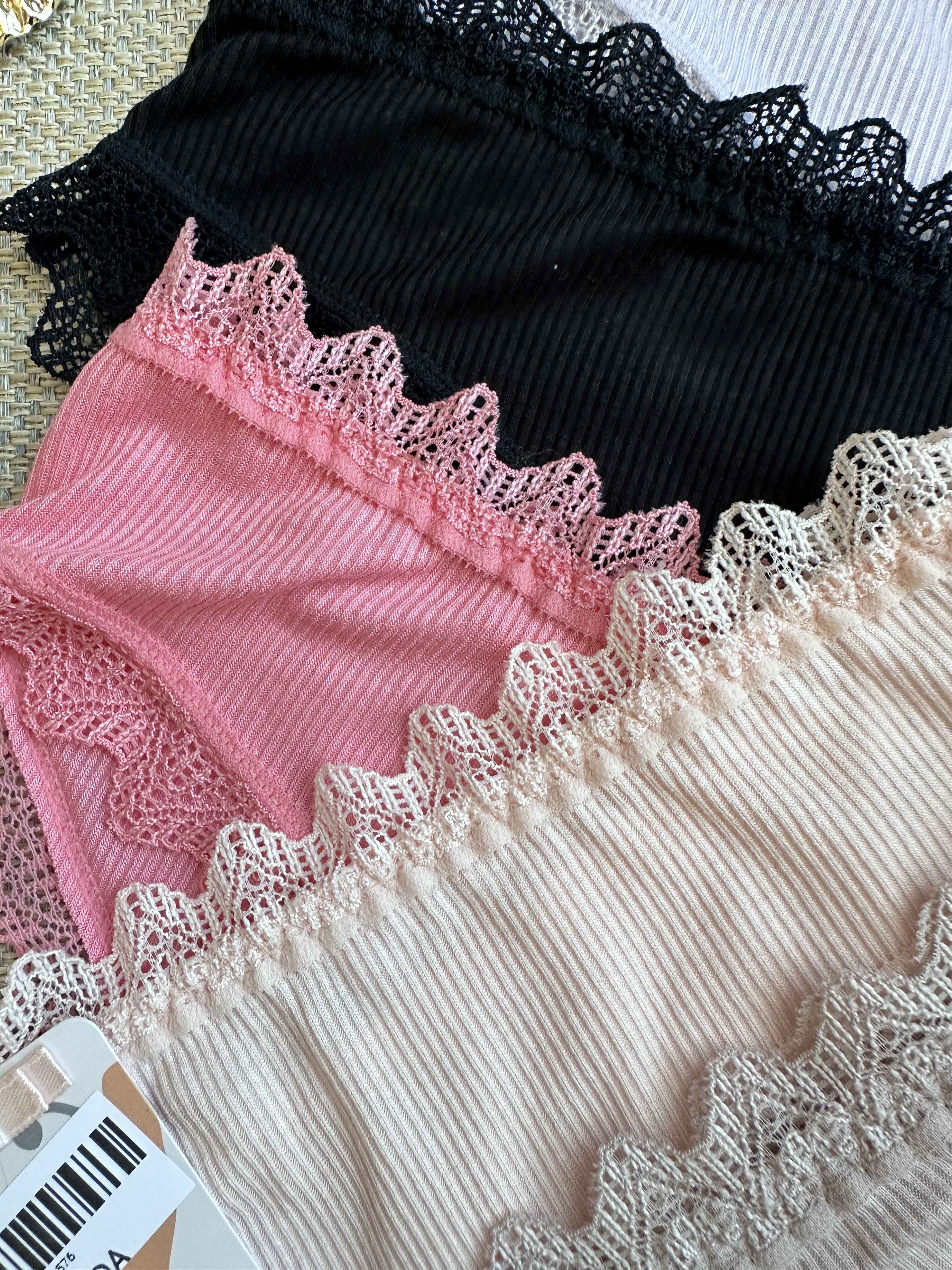 culotte cotton feston dtl taille basse 