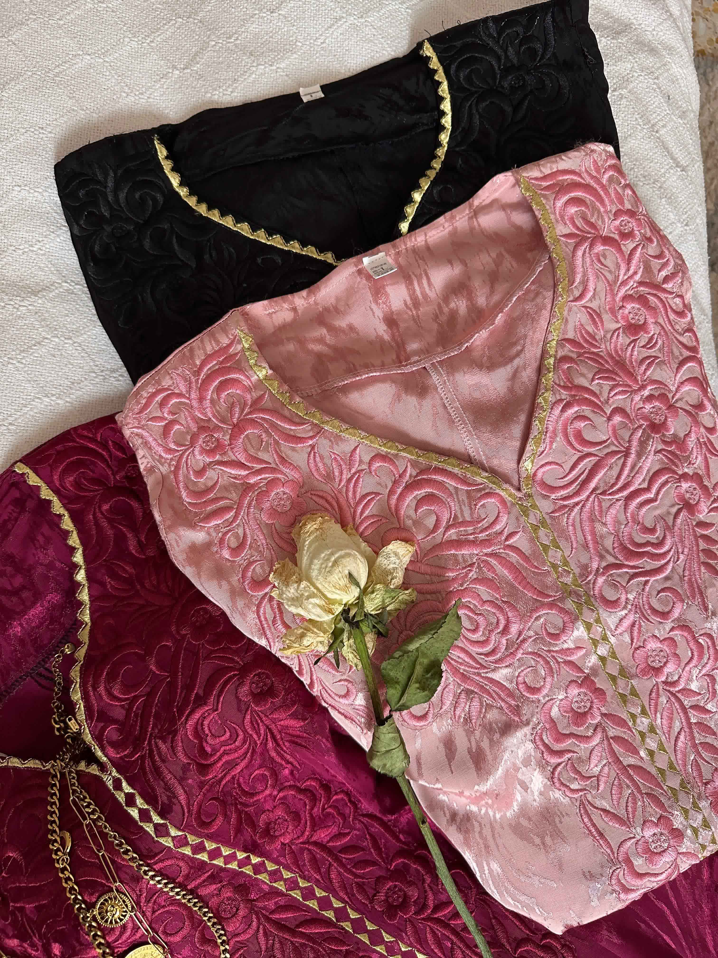 Robe kemkha broderie uni 