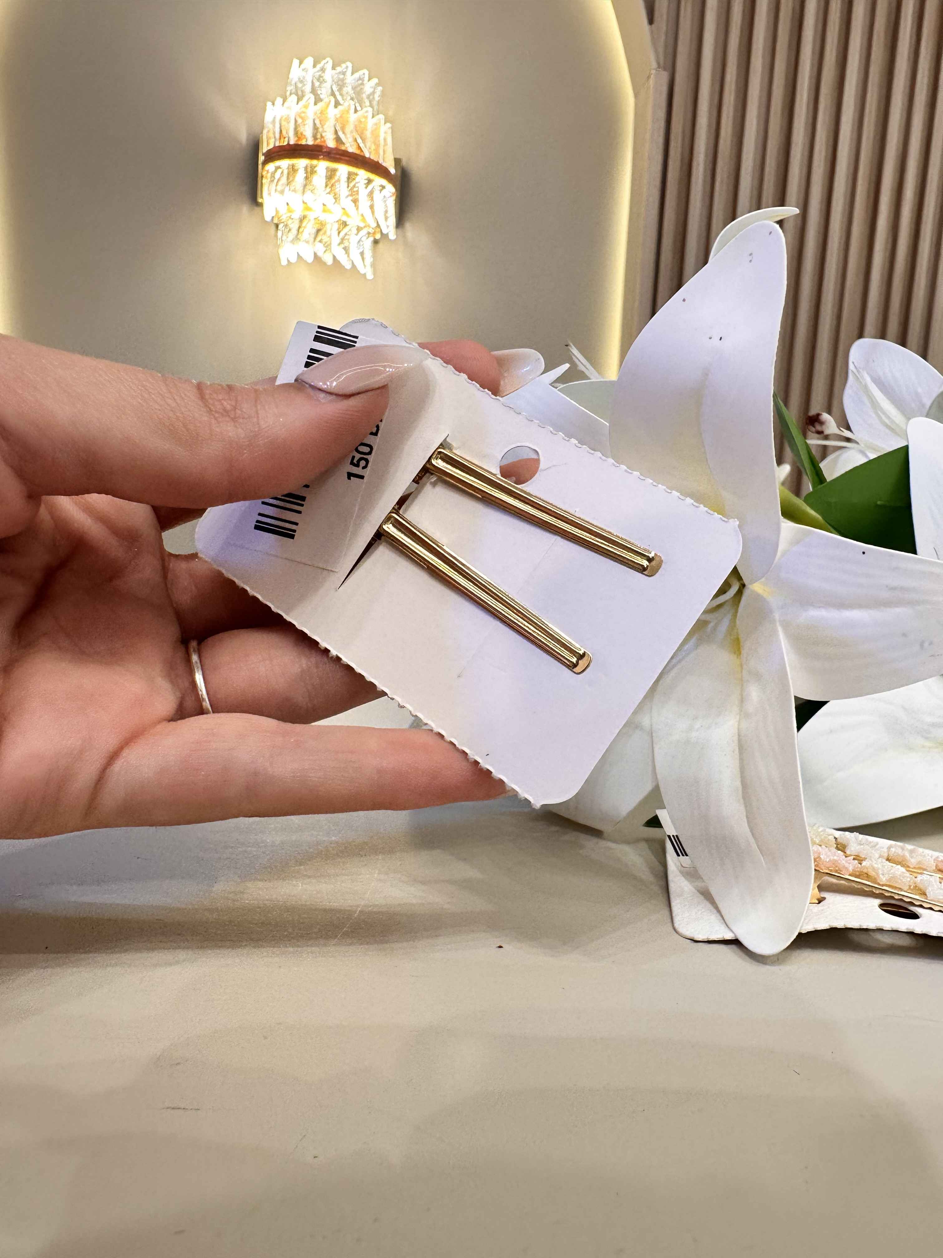 double broche ptt fleurs 