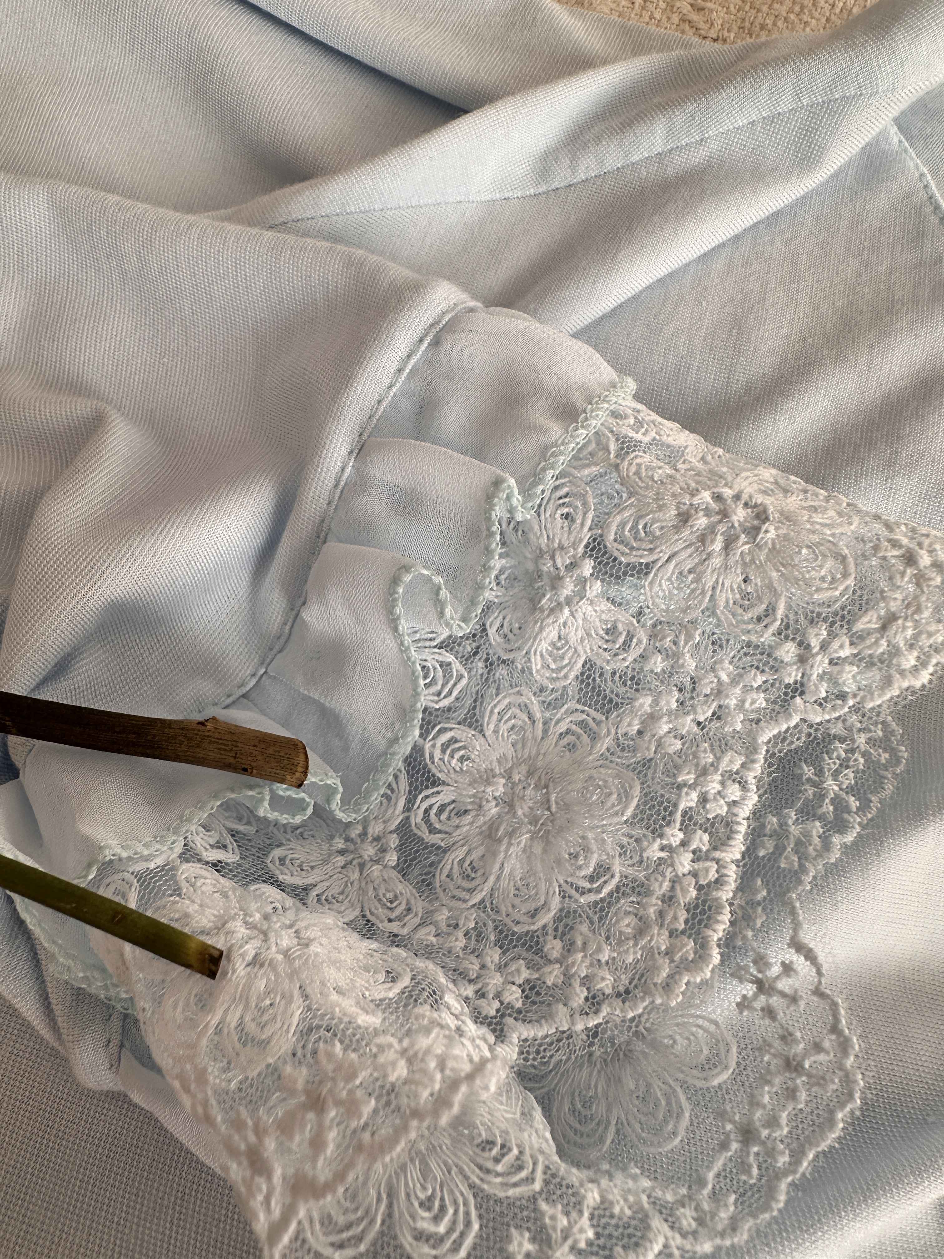 pyjama lady femme enceinte bleu 