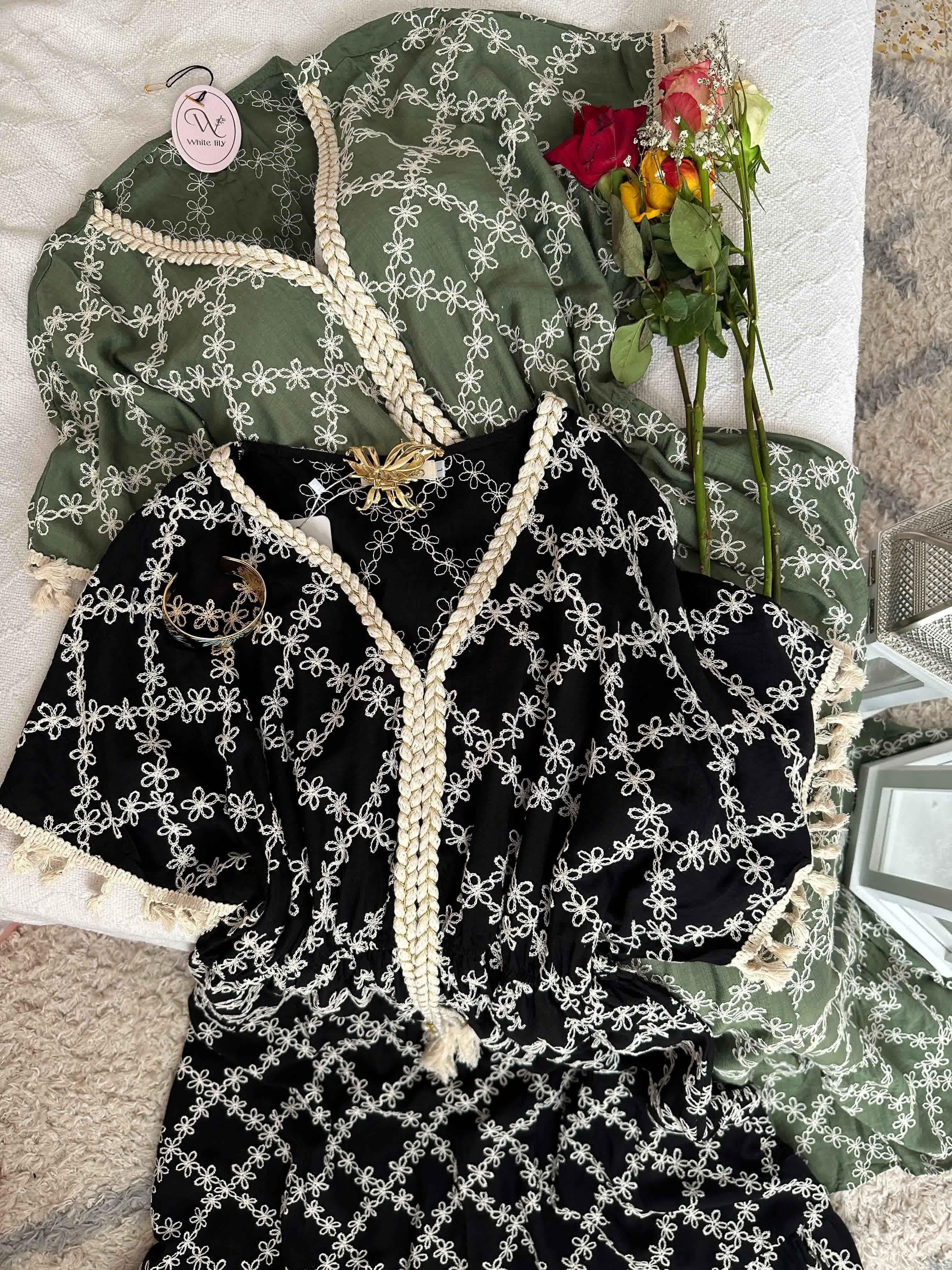 robe broderie blanche 