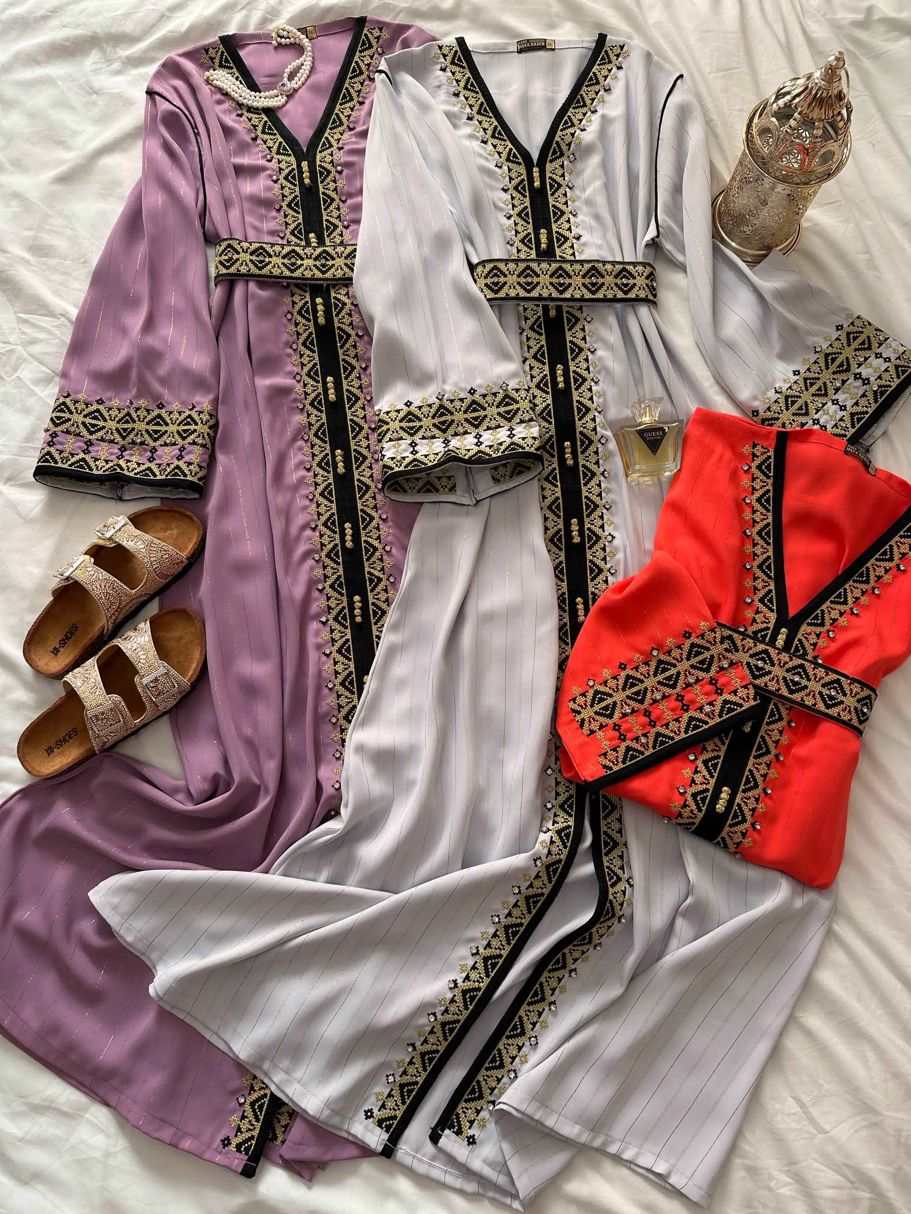 Caftan Kasr broderie noir