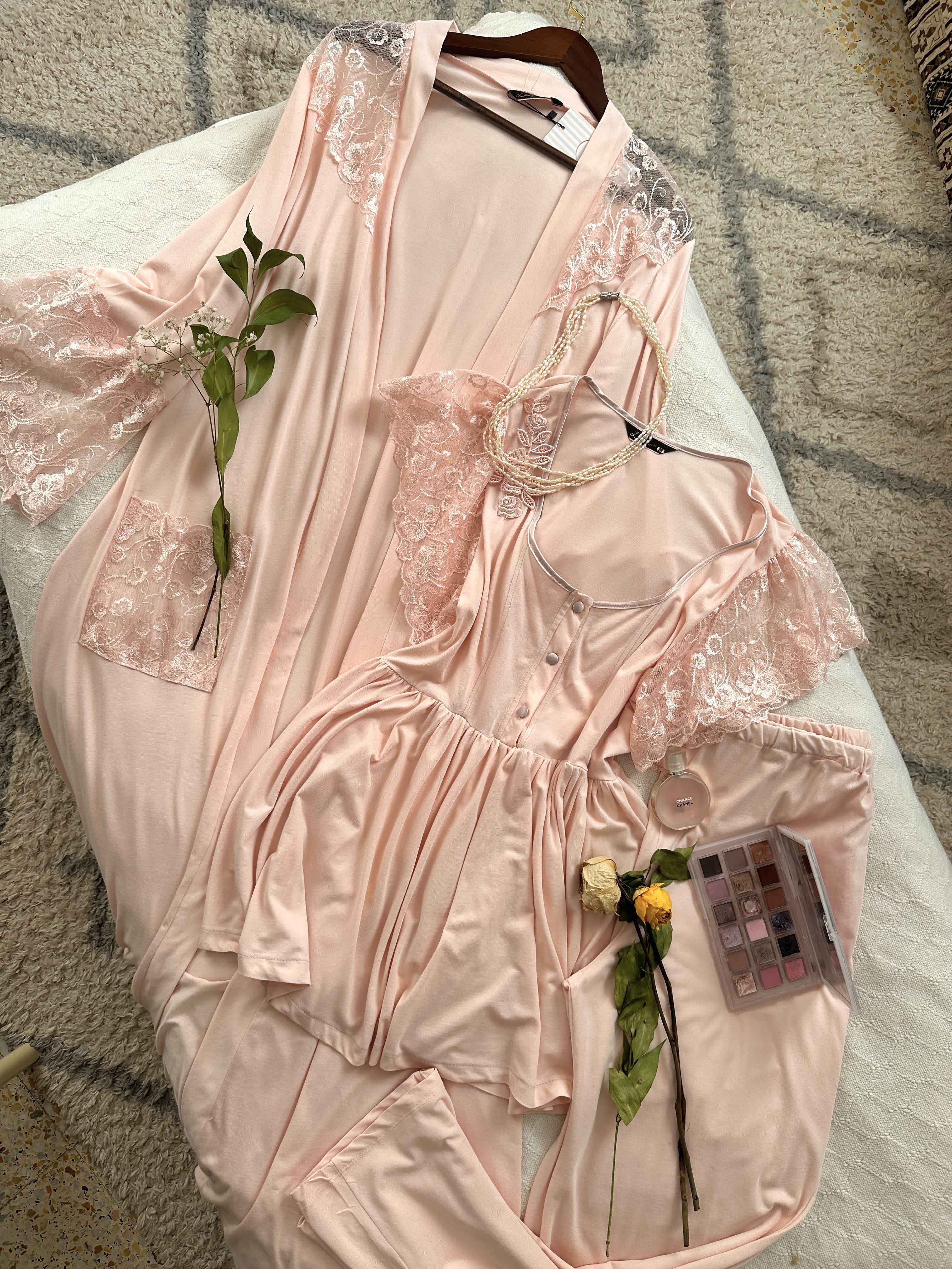 3 piéces enciente Lady transparent 