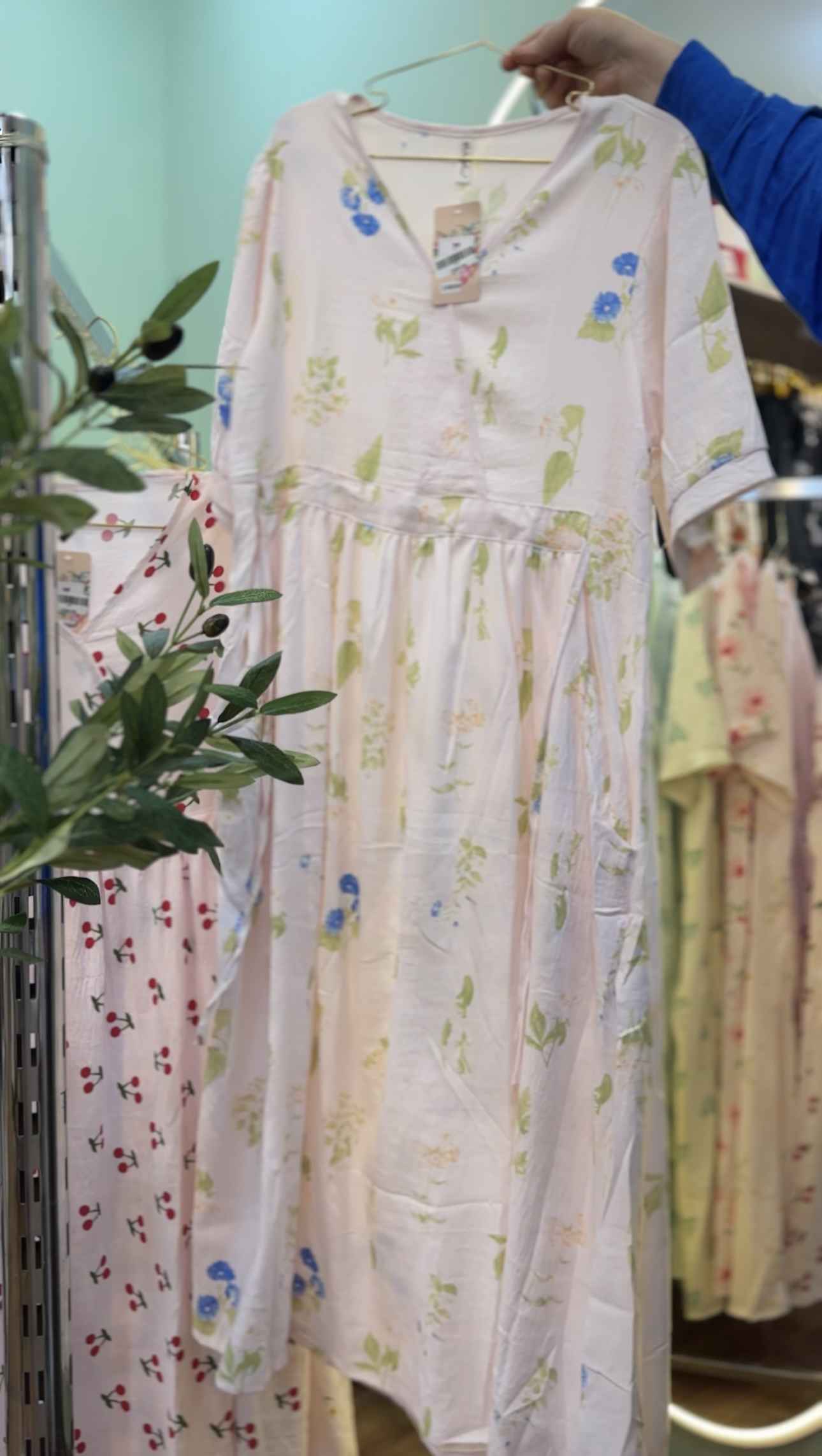 robe crepe de coton cache coeur 
