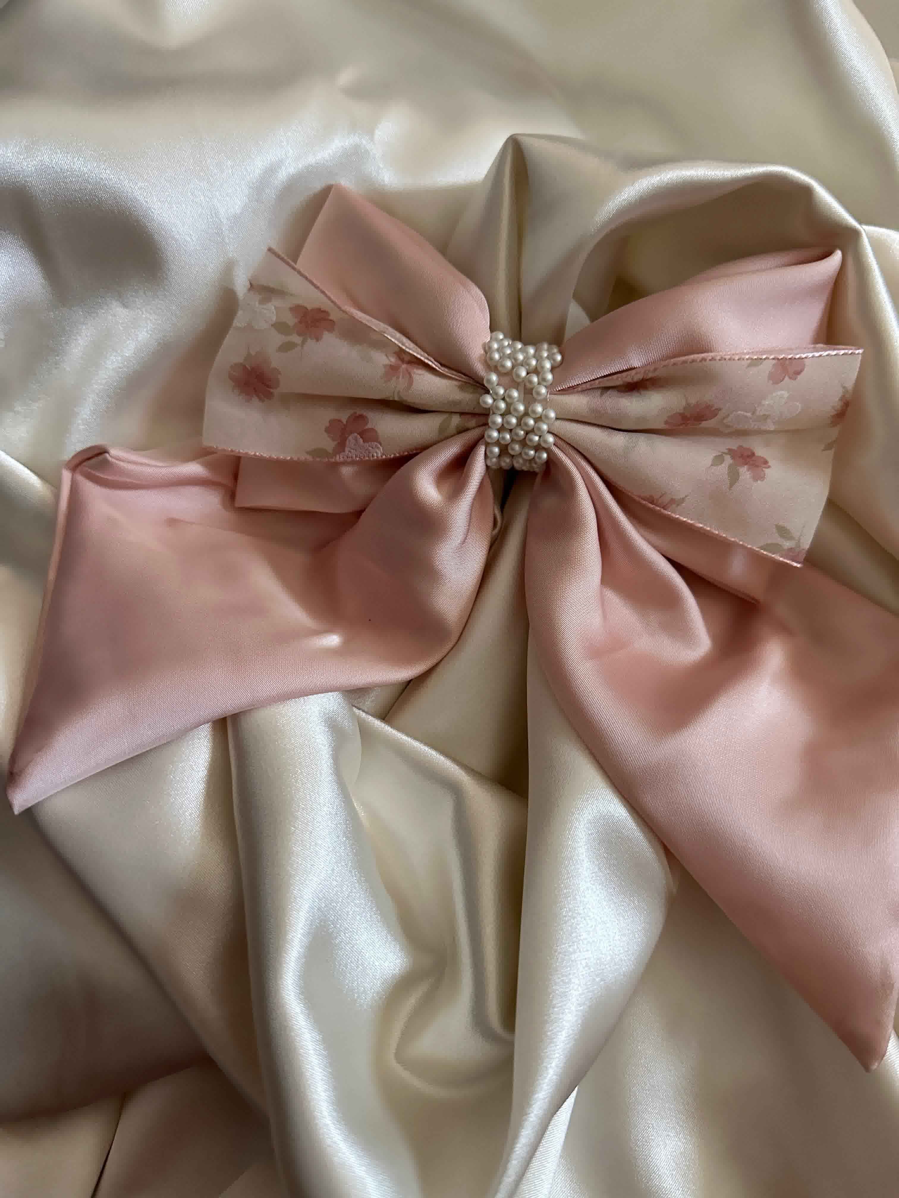 Pince mousseline fleurie