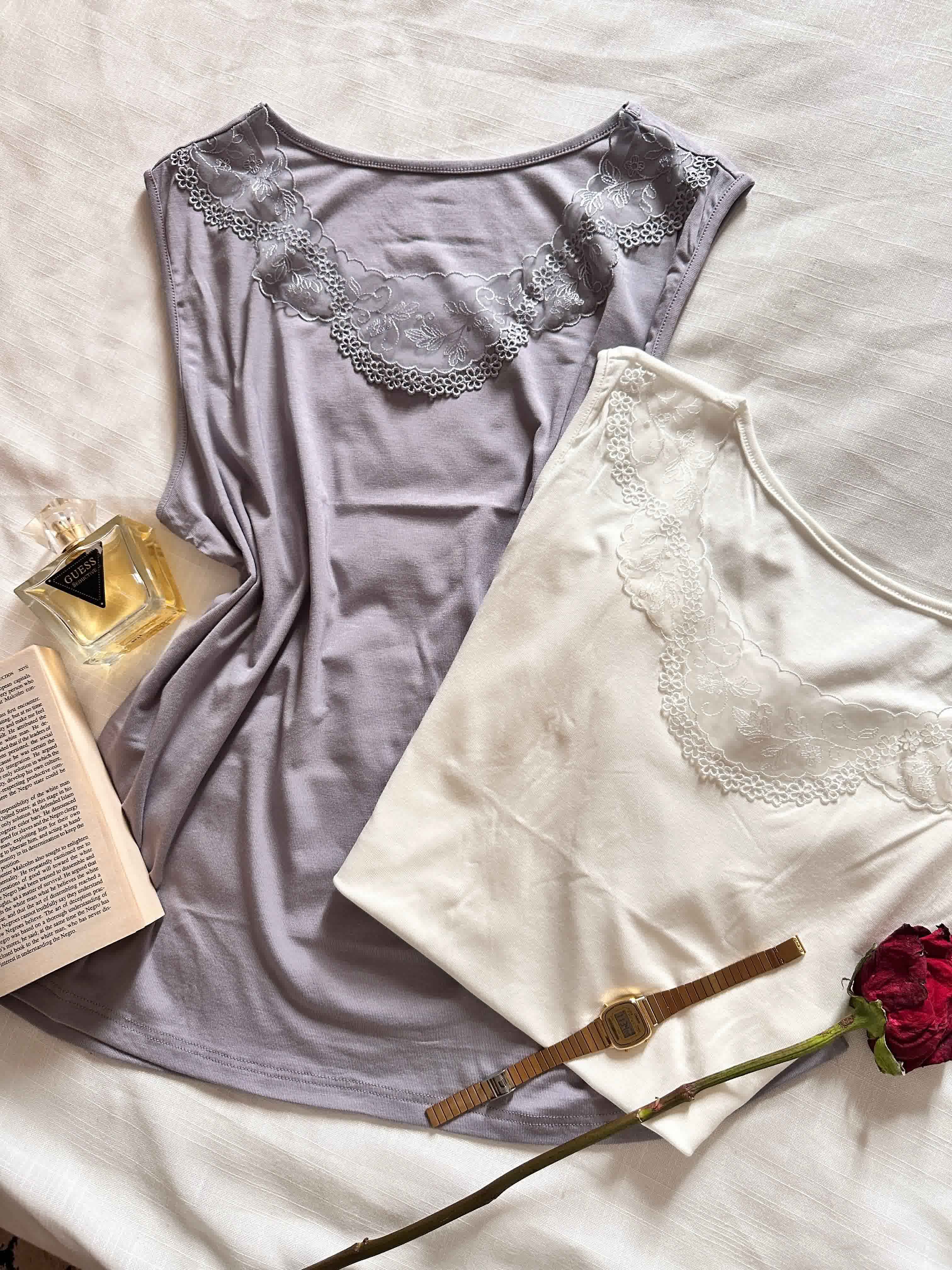 debardeur gueppure tul