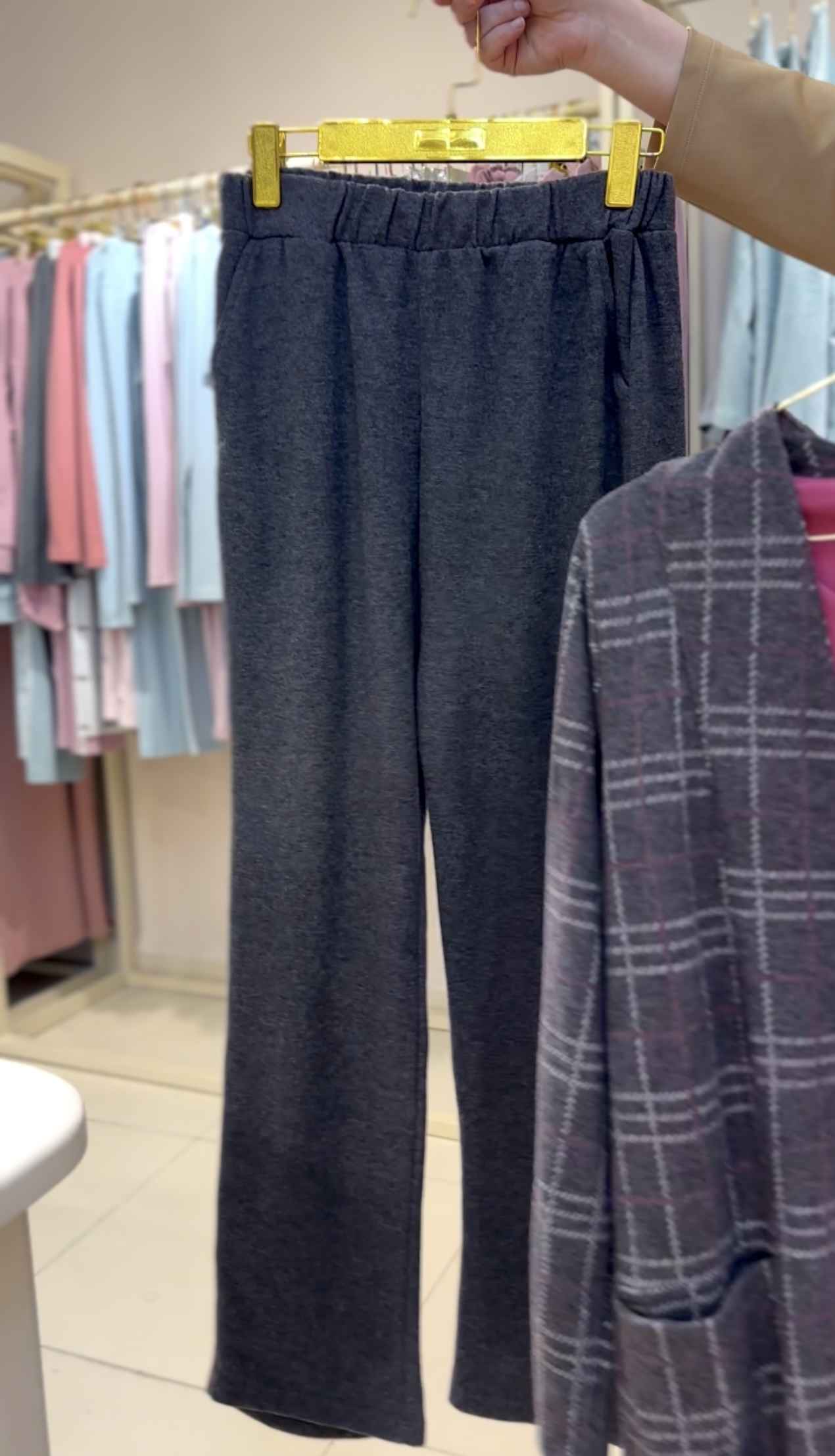 3pcs feyza à carreaux 