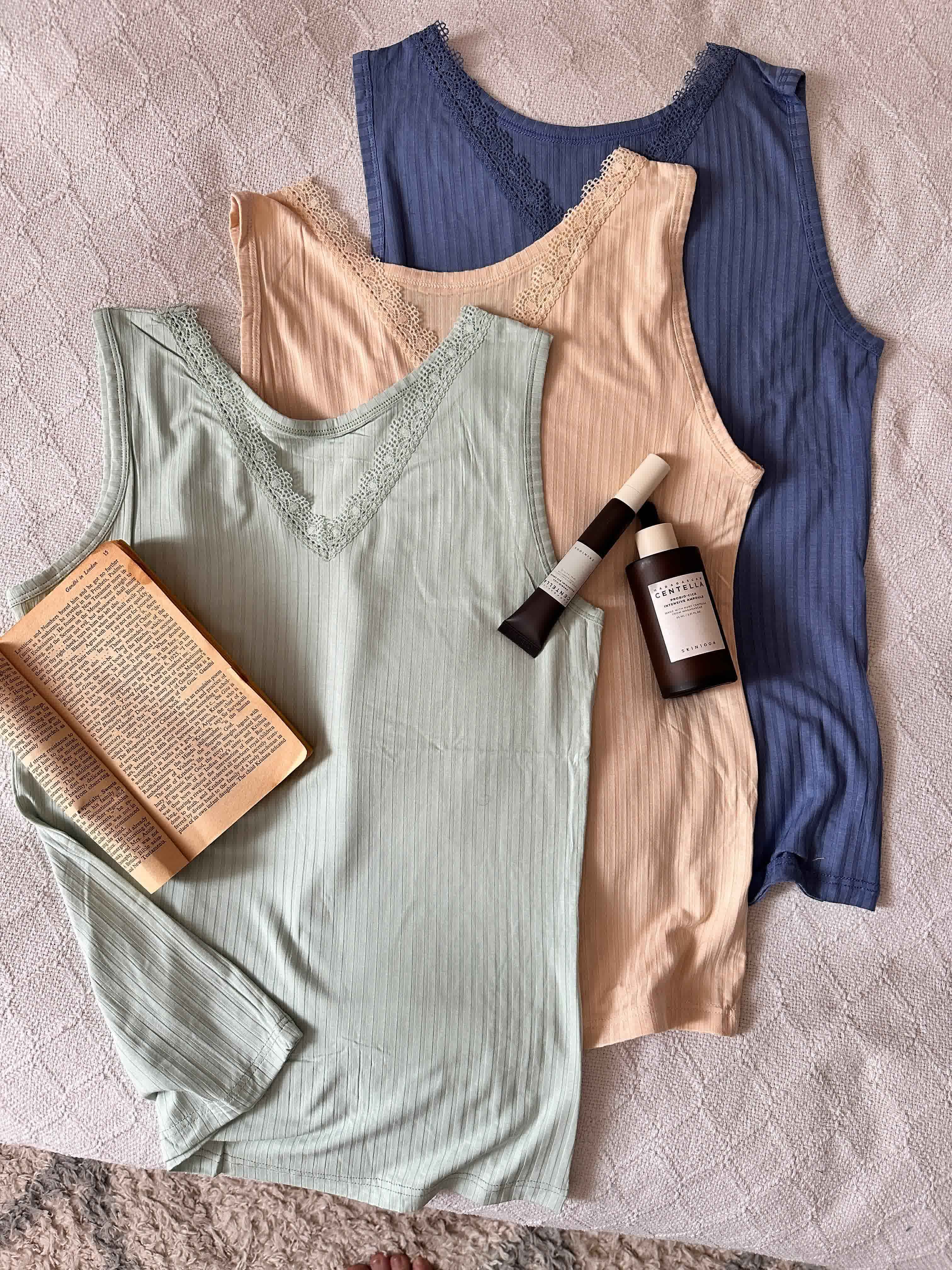 debardeur V dentelle