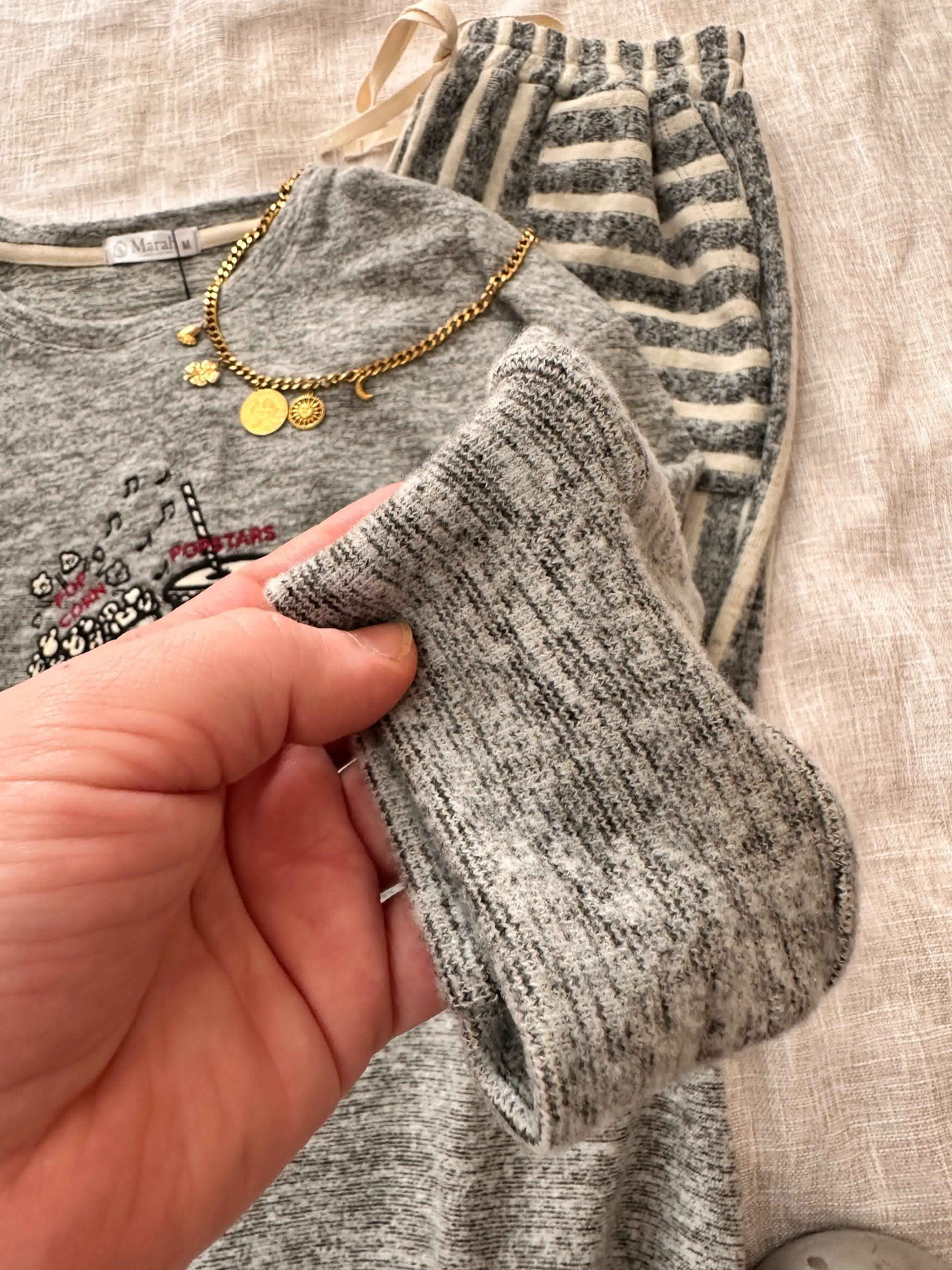 Homewear Marah gris Coffee 