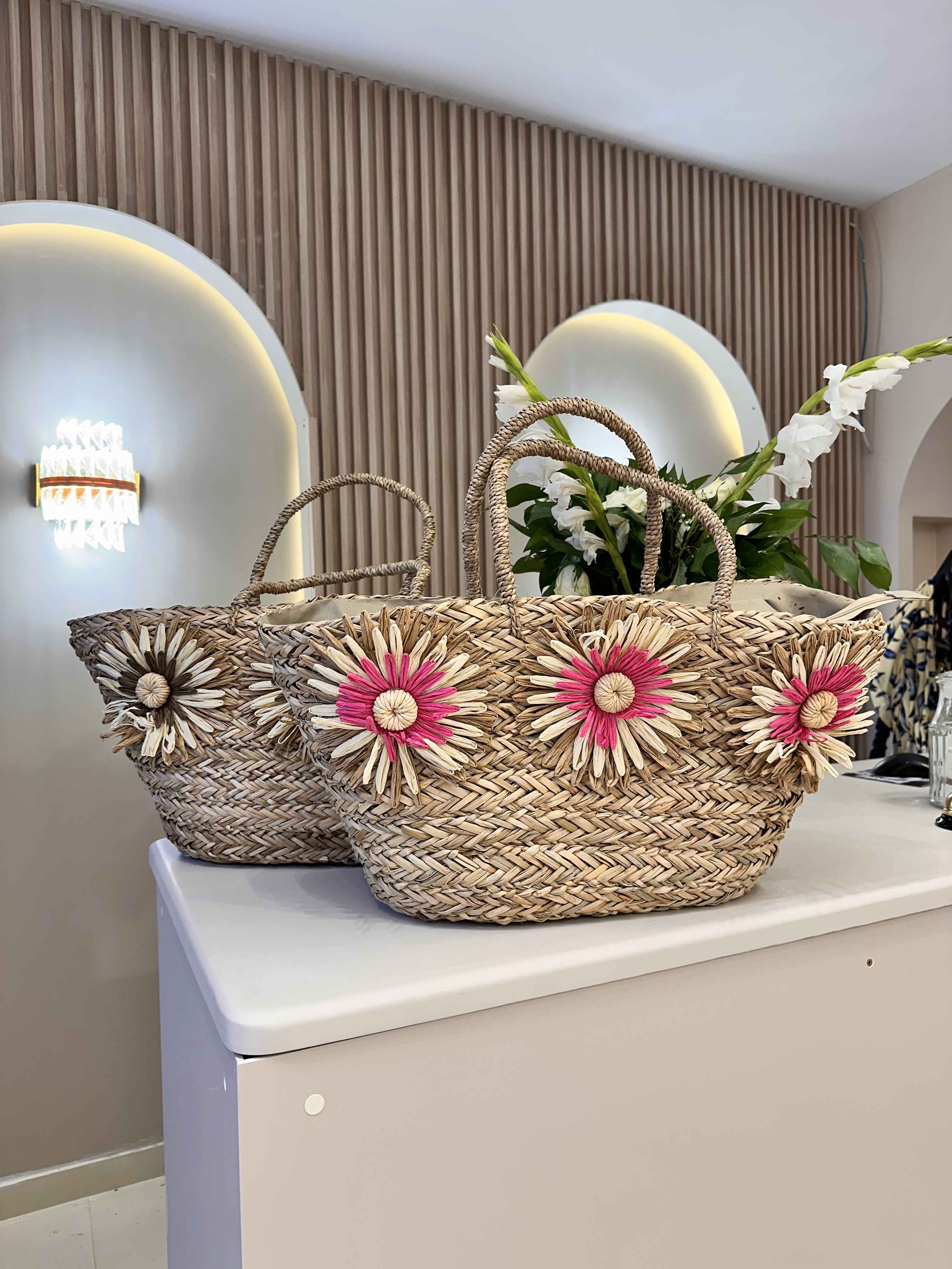 sac couffin grand fleurs