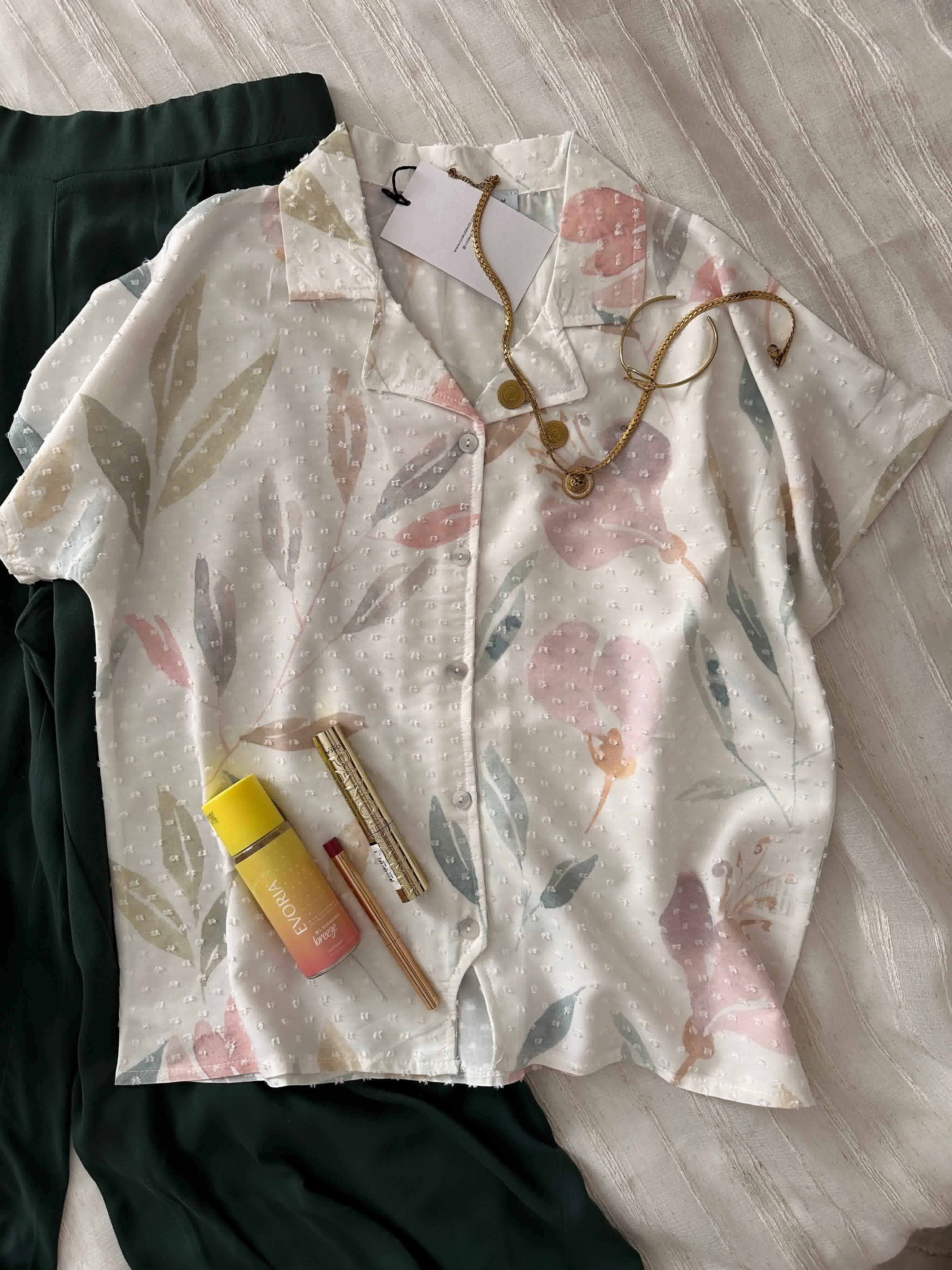 Homewear Cosku chemise fleurie 
